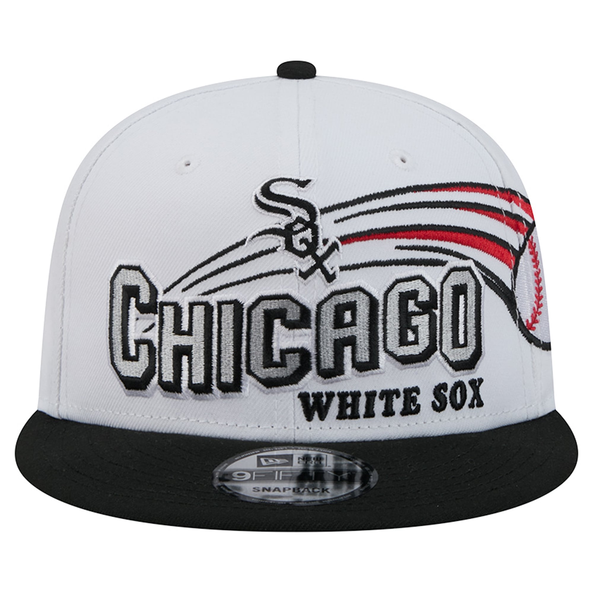 Casquette snapback New Era blanche Chicago White Sox Retro Sweep 9FIFTY pour homme