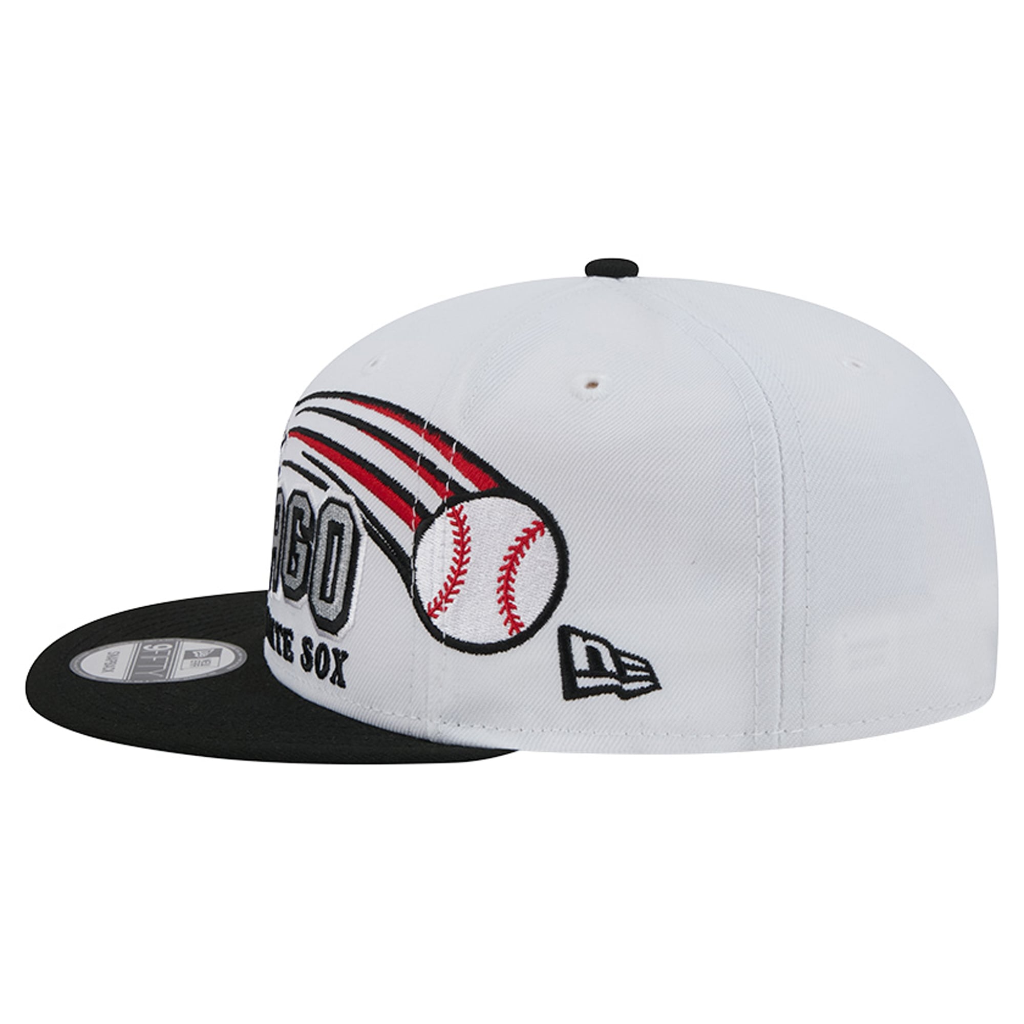 Casquette snapback New Era blanche Chicago White Sox Retro Sweep 9FIFTY pour homme