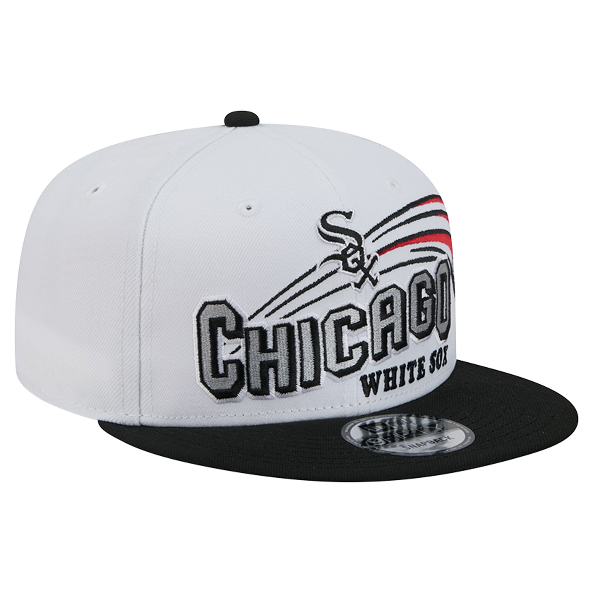 Casquette snapback New Era blanche Chicago White Sox Retro Sweep 9FIFTY pour homme