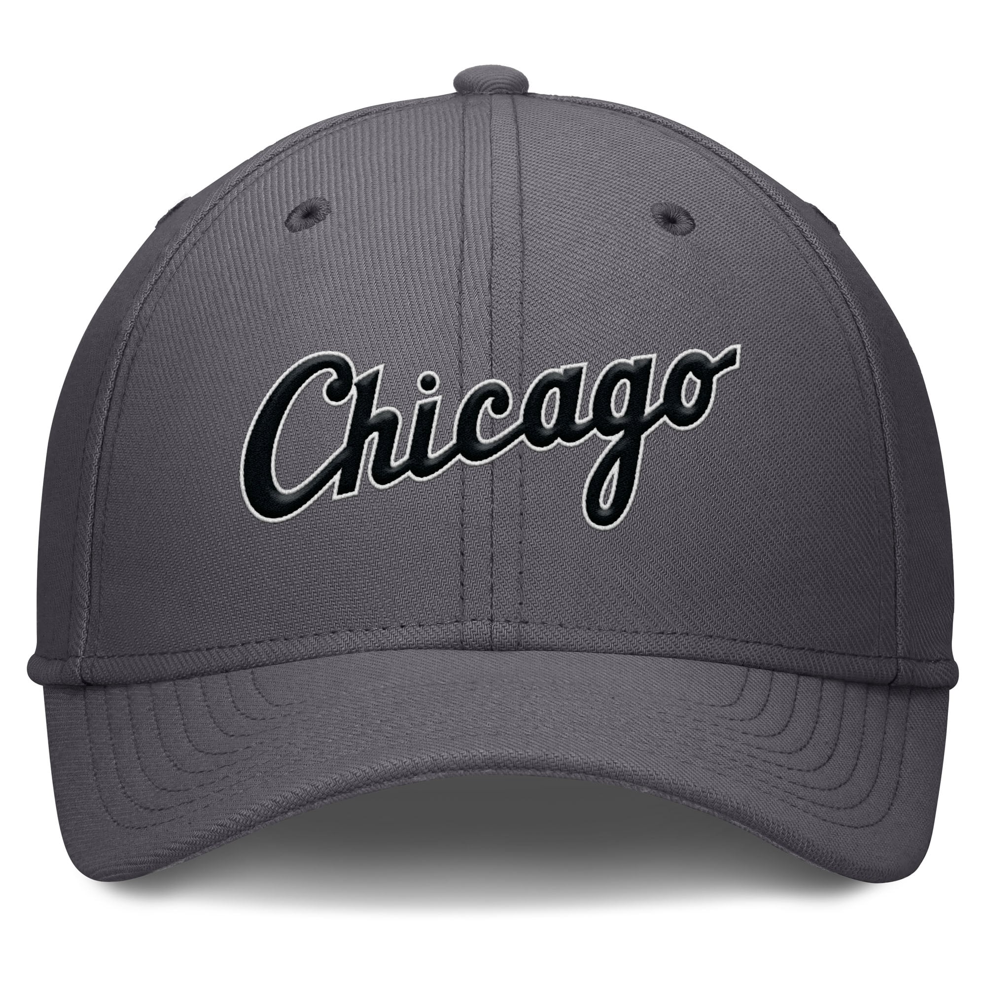 Casquette Nike Performance Flex grise Chicago White Sox Swoosh pour homme