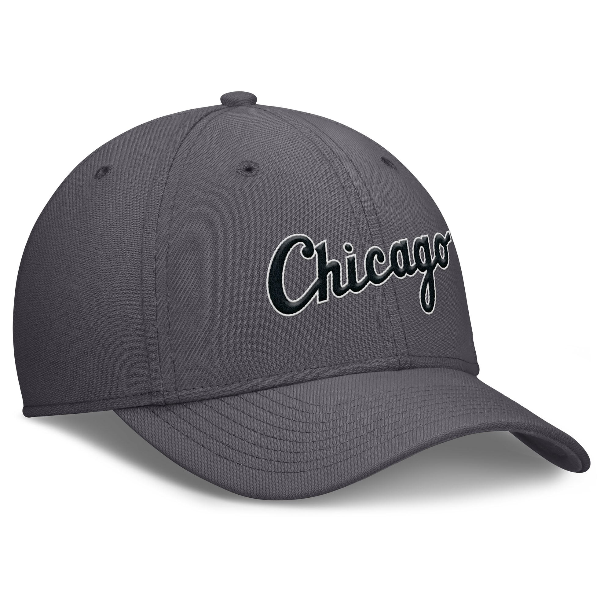 Casquette Nike Performance Flex grise Chicago White Sox Swoosh pour homme