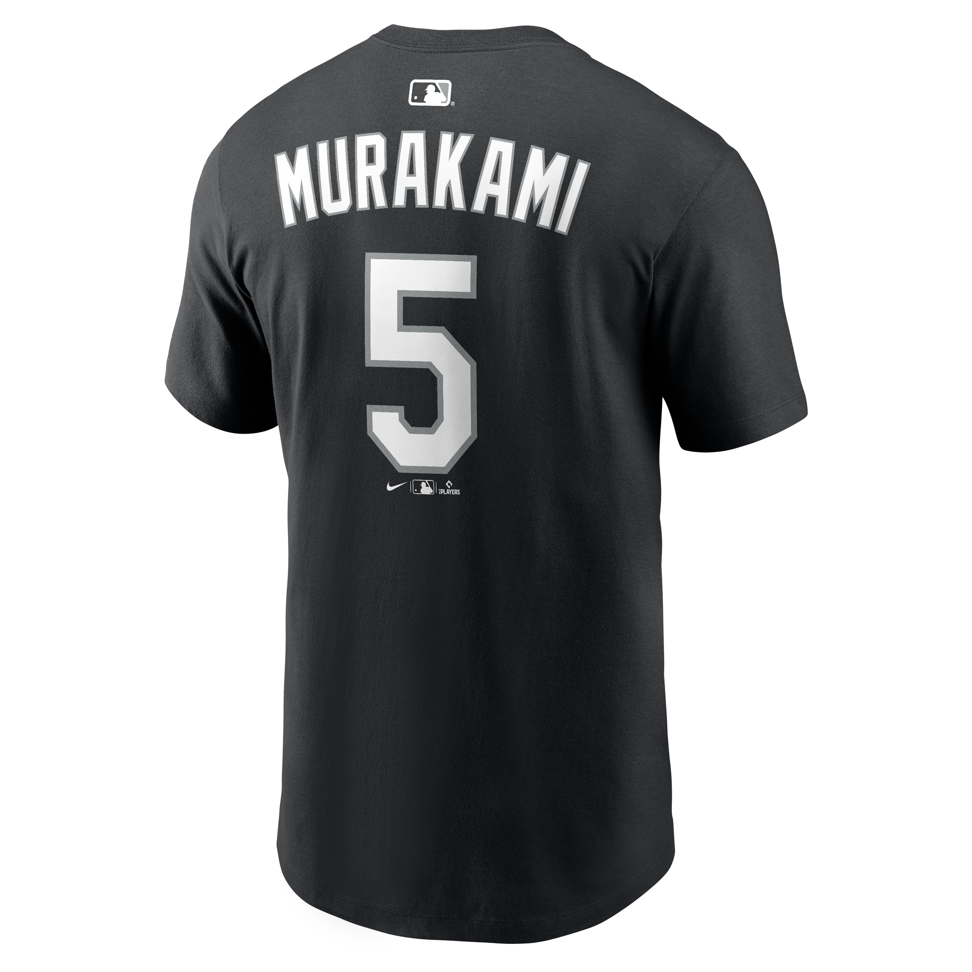 Men's Nike Munetaka Murakami Black Chicago White Sox Name & Number T-Shirt