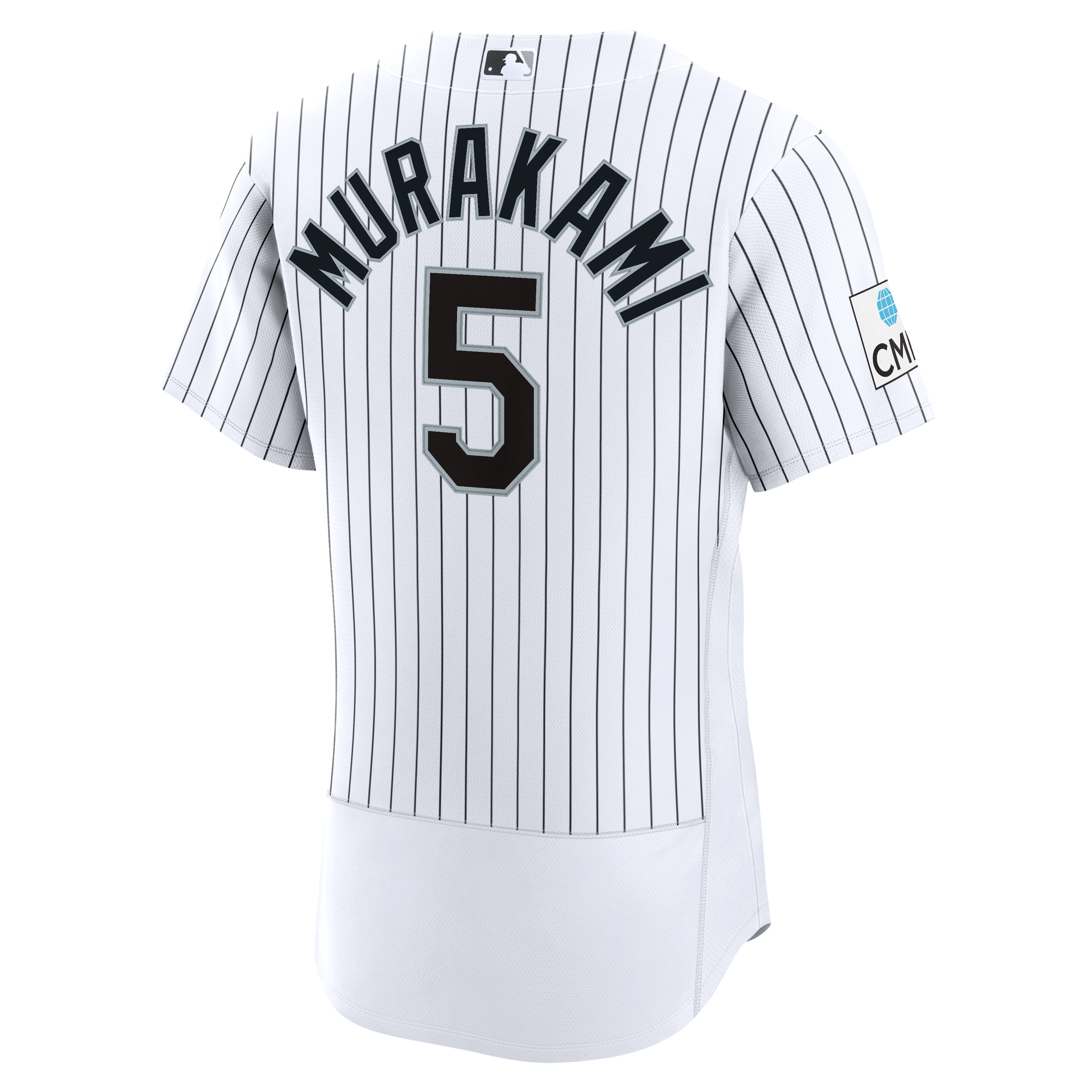 Maillot authentique Nike Munetaka Murakami blanc des Chicago White Sox avec patch de sponsor pour homme