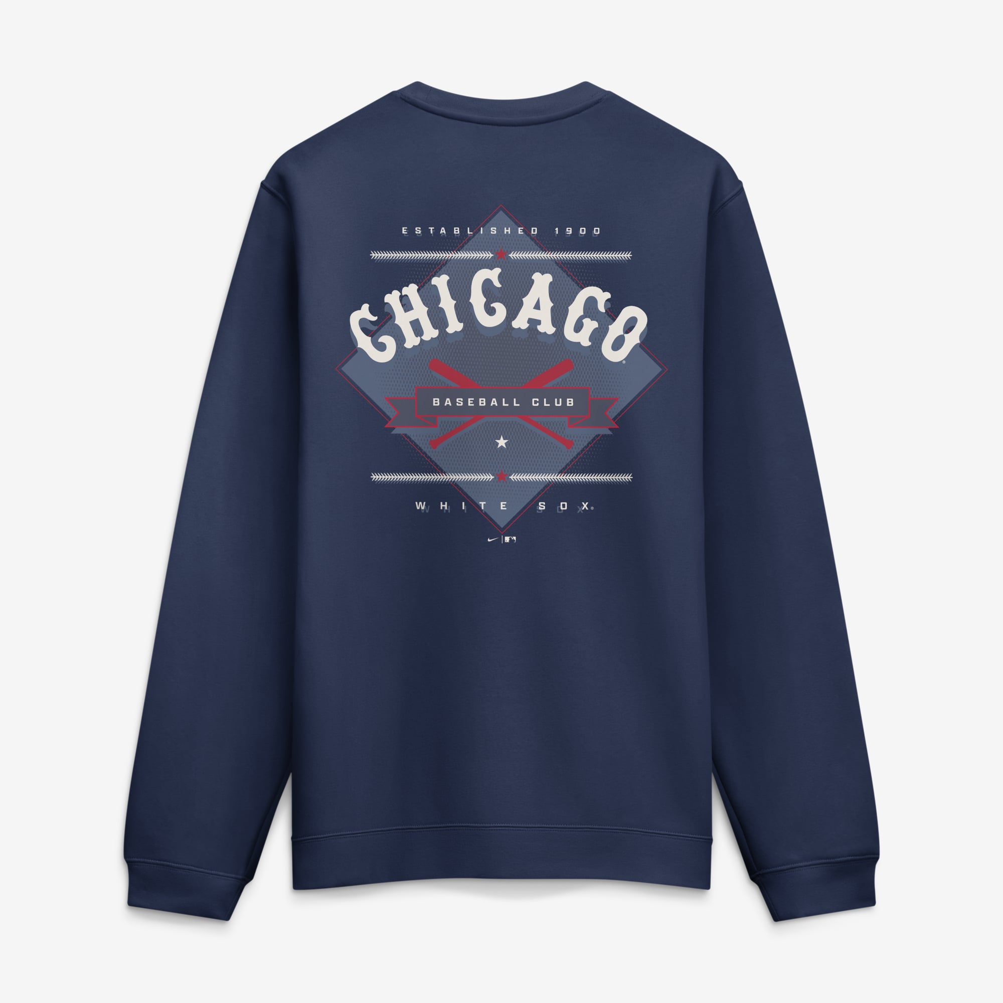 Men's Nike Navy Chicago White Sox Cooperstown Diamond Sweatshirt