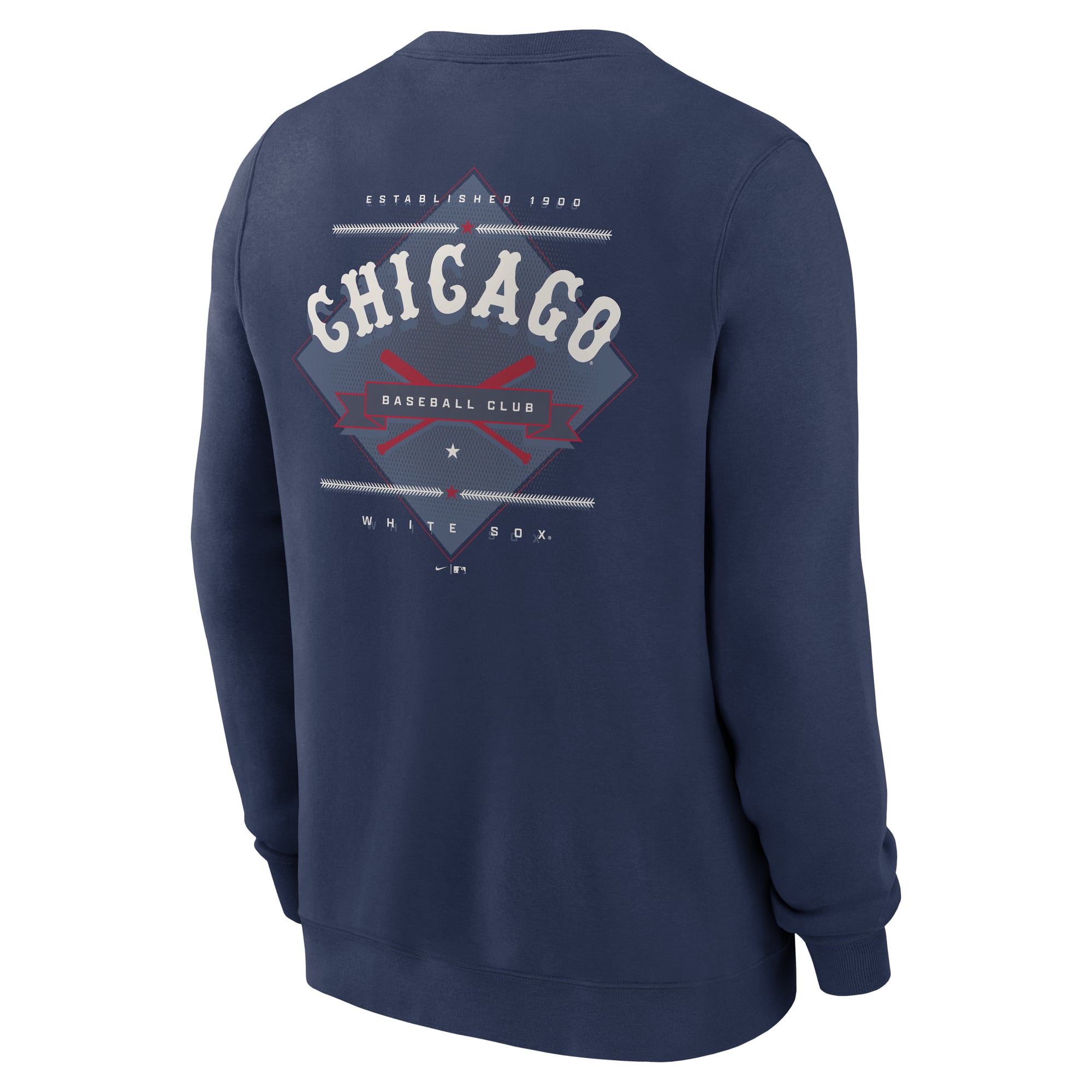 Men's Nike Navy Chicago White Sox Cooperstown Diamond Sweatshirt