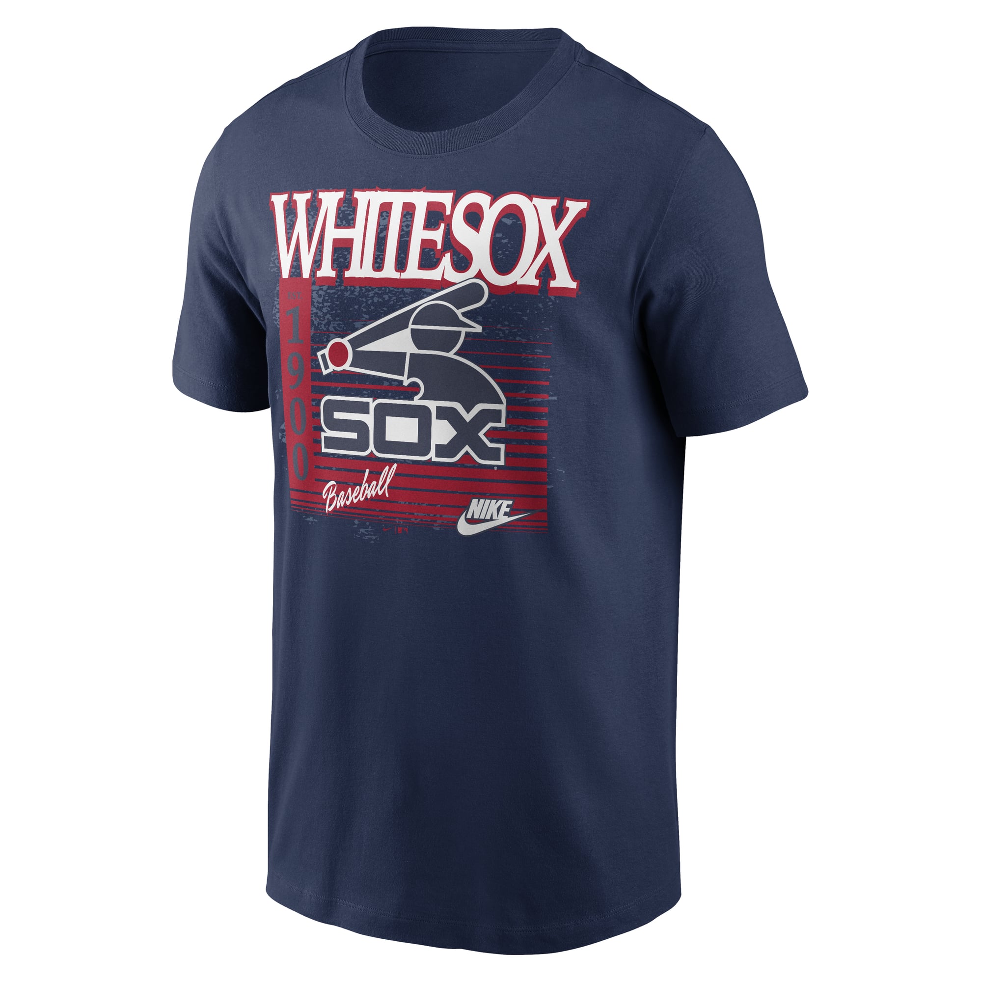 Men's Nike Navy Chicago White Sox Cooperstown Logo T-Shirt