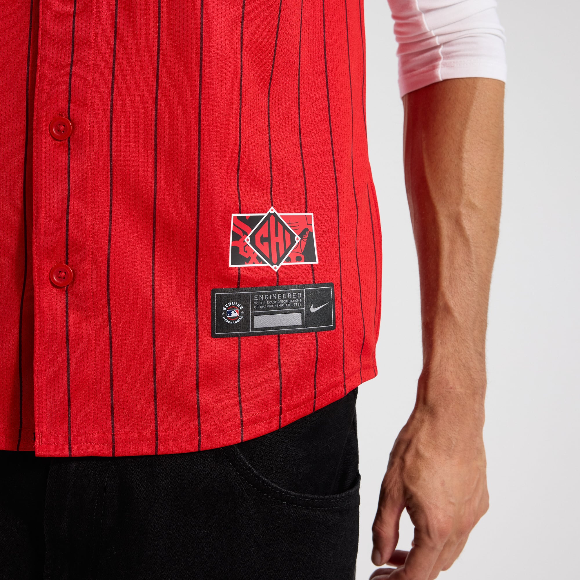 Men's Nike Red/Black Chicago White Sox 2025 City Connect Limited Jersey