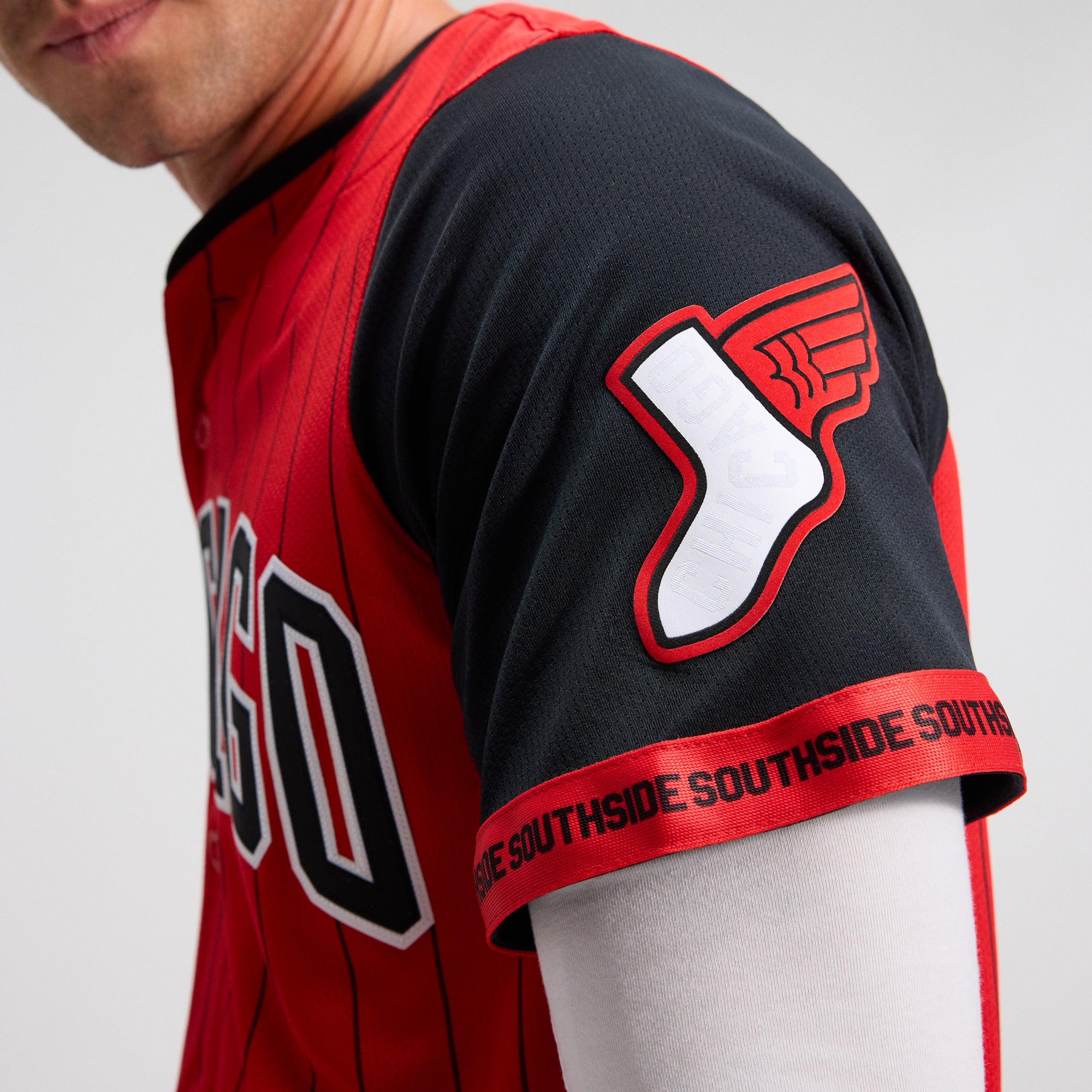 Men's Nike Red/Black Chicago White Sox 2025 City Connect Limited Jersey