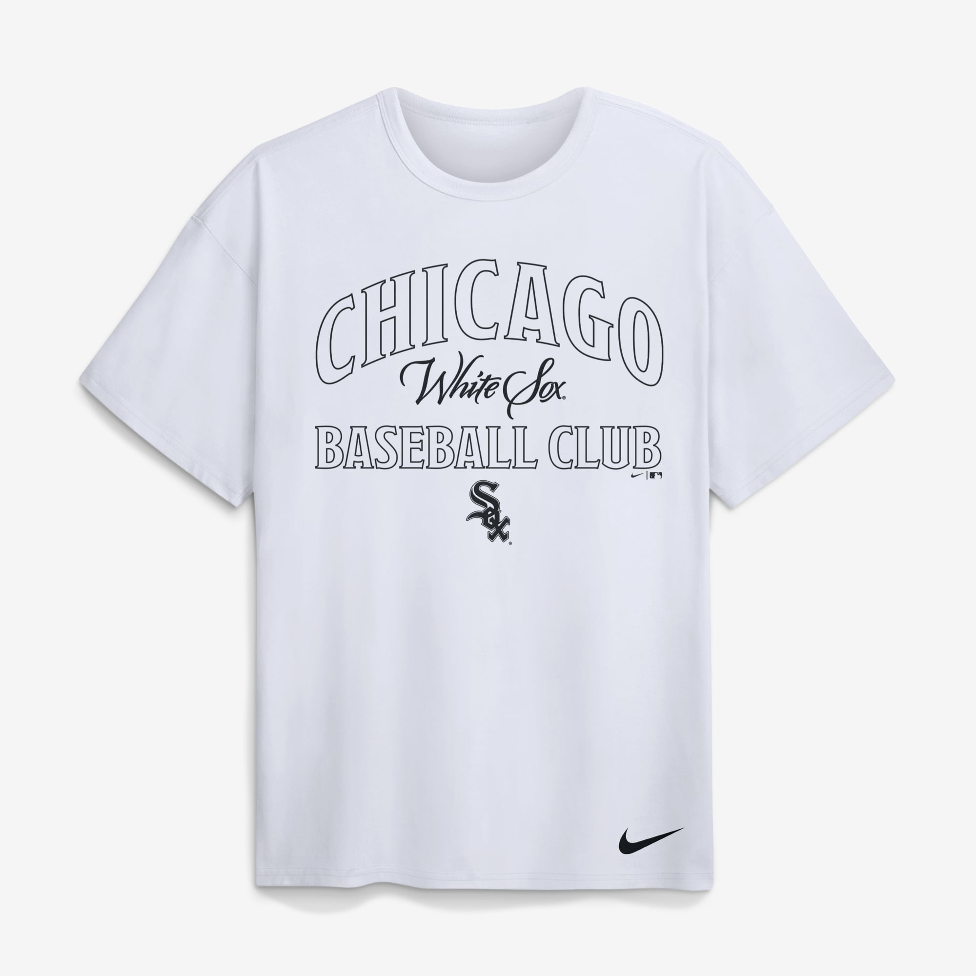 Men's Nike White Chicago Sox Max90 Heavyweight T-Shirt