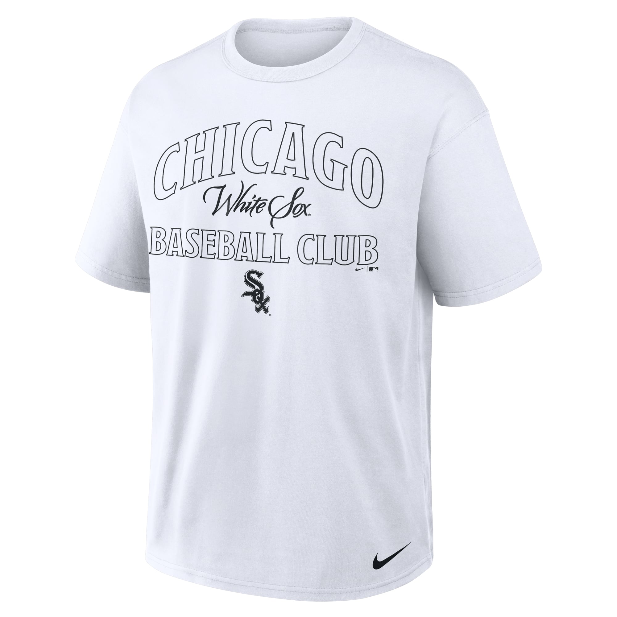 Men's Nike White Chicago Sox Max90 Heavyweight T-Shirt