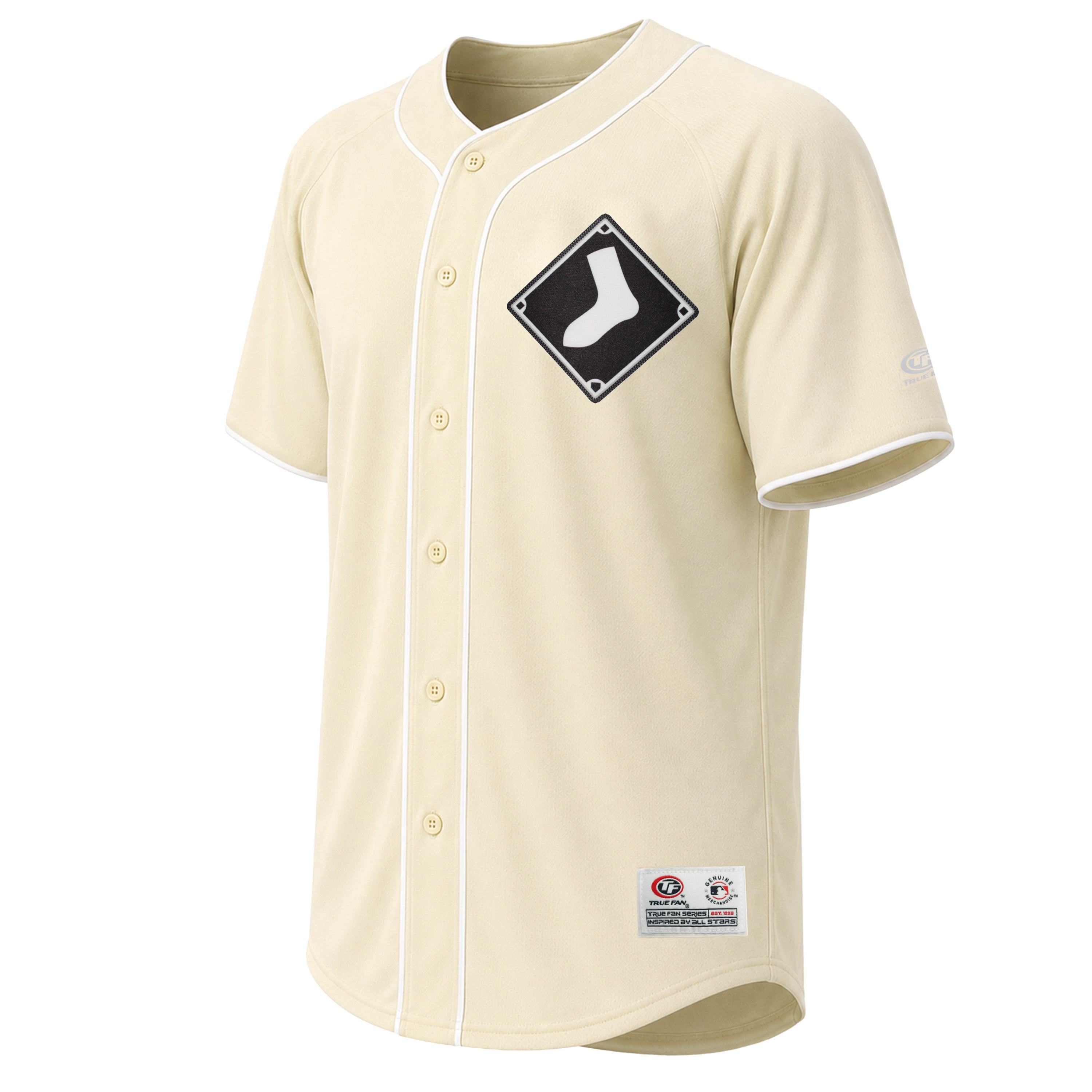Men's Stitches Cream Chicago White Sox Fashion Jersey