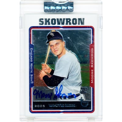 Moose Skowron Chicago White Sox Autographed 2005 Topps Retired Signatures #TA-MS Card