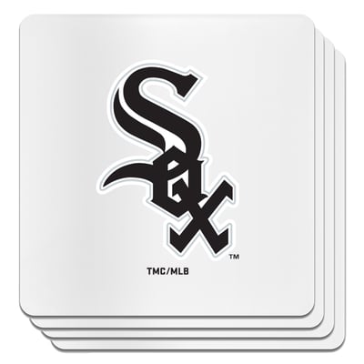 Chicago White Sox The Memory Company Square Ceramic Coaster Set