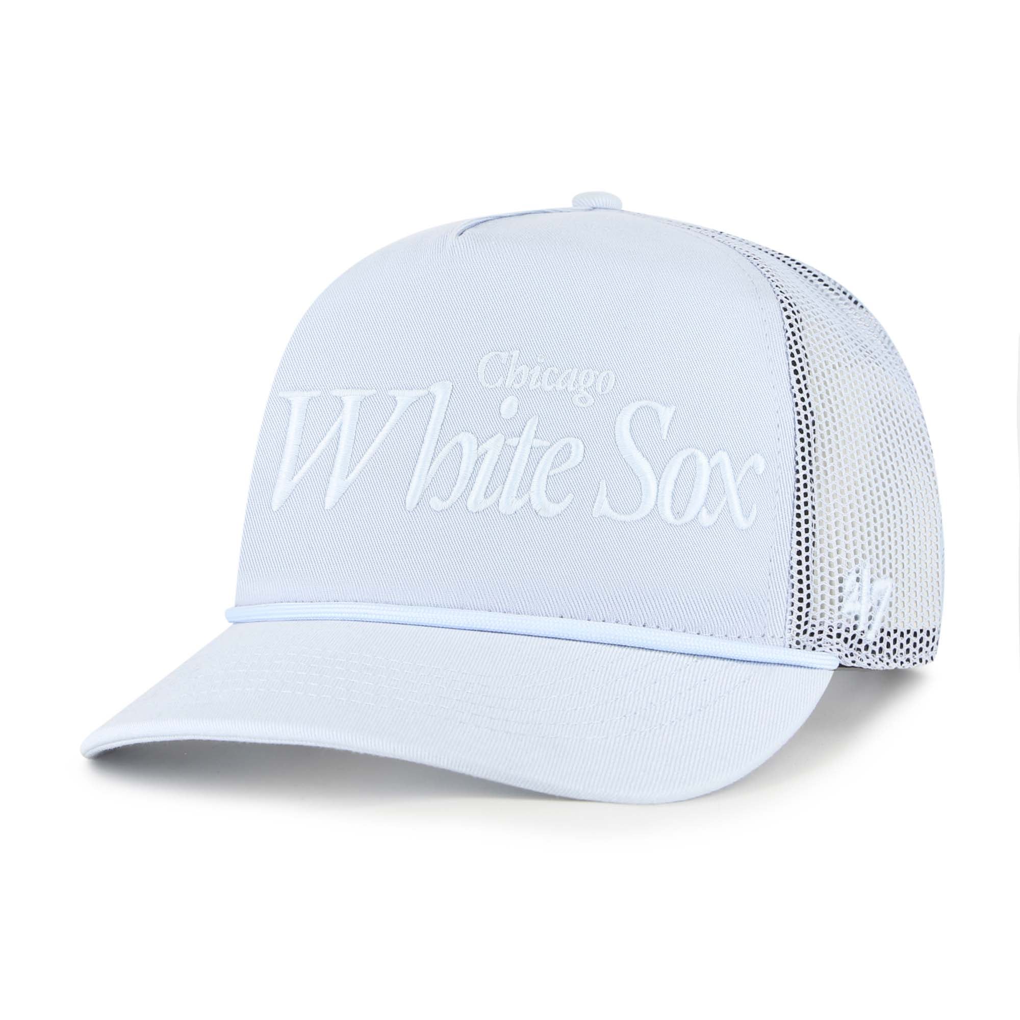 Unisex '47 Light Blue Chicago White Sox Foundation Script Hitch Adjustable Trucker Hat