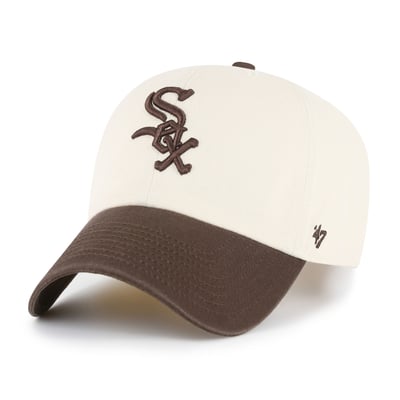  Chicago White Sox '47 Unisex Two-Tone Fashion Clean Up Adjustable Hat - Natural/Brown