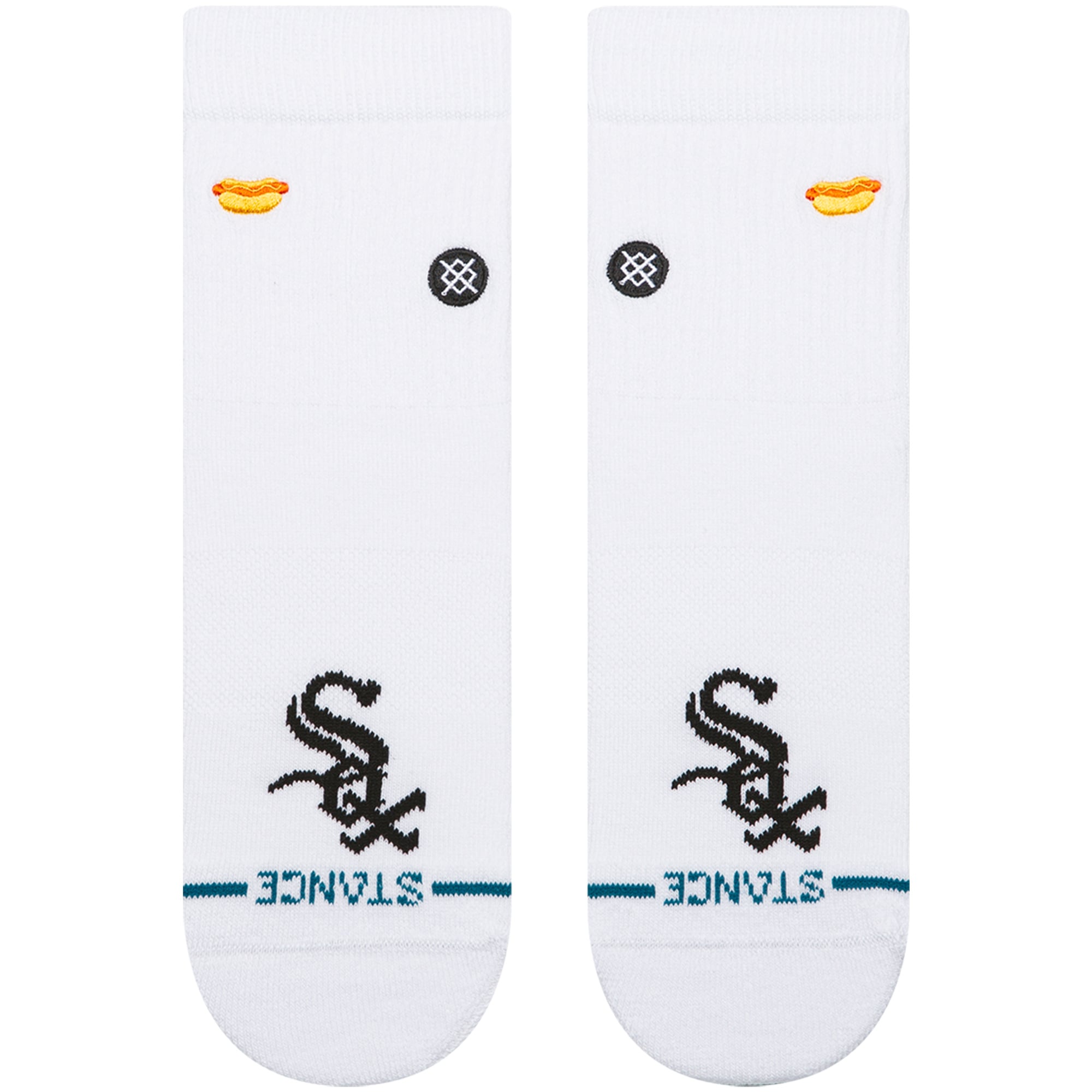 Unisex Stance White Chicago White Sox Hot Dog Quarter Socks