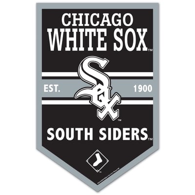 Chicago White Sox WinCraft 11" x 17" Chevron Wood Sign