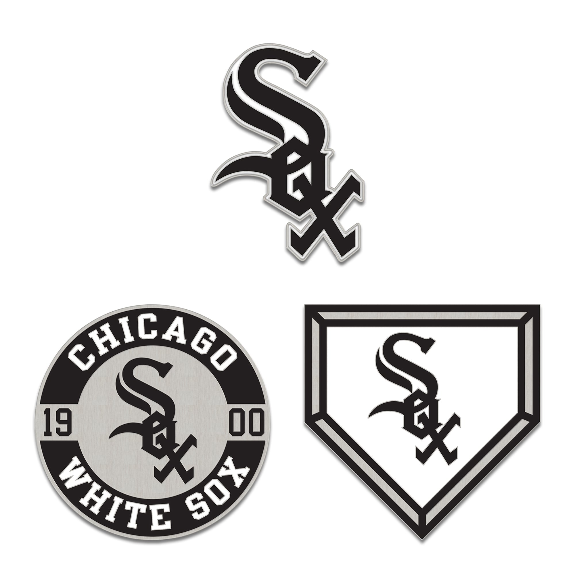 Pin de trois broches de collection WinCraft Chicago White Sox