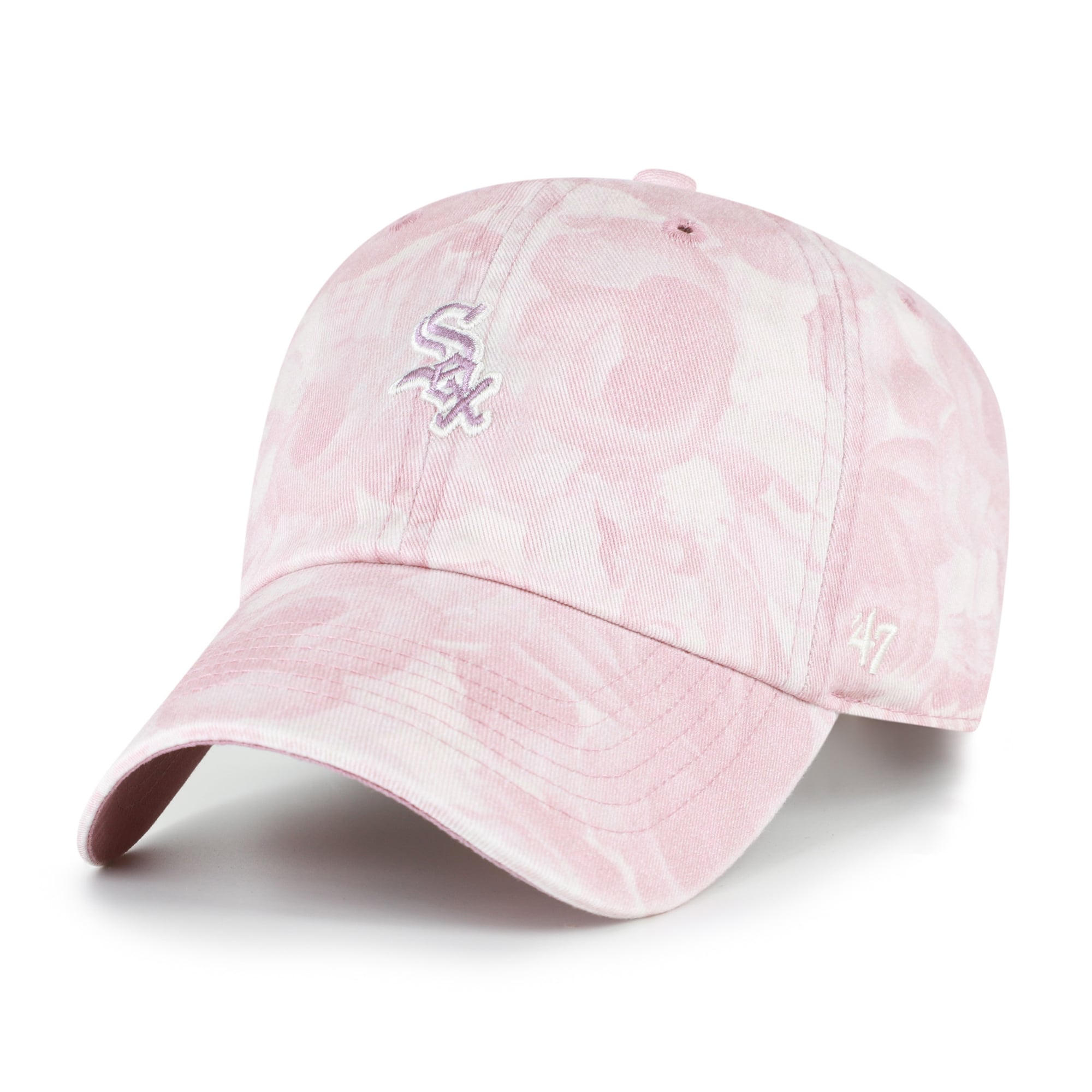 Women's '47 Pink Chicago White Sox Gardenia Clean Up Adjustable Hat