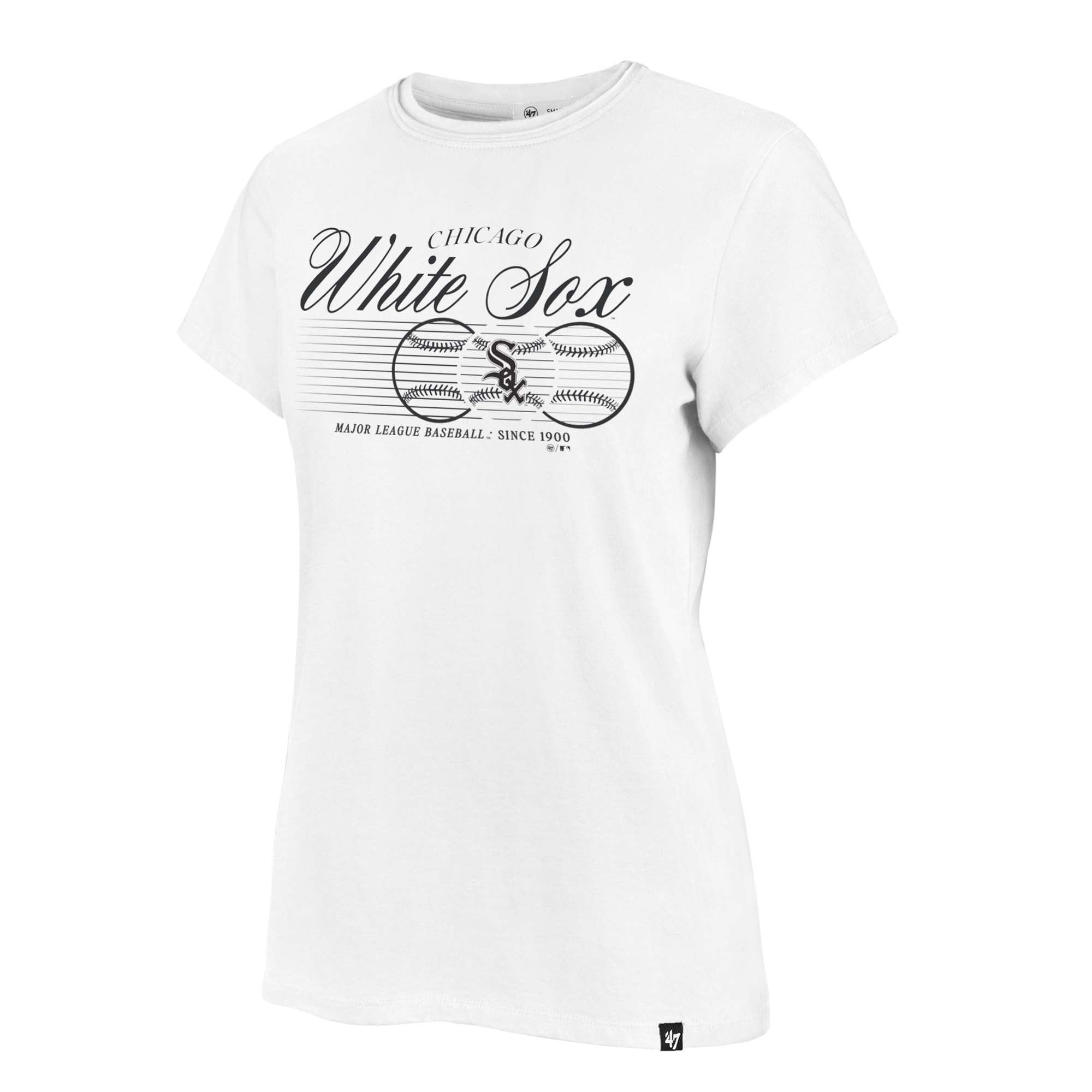 T-shirt Frankie Speed ​​Throw blanc '47 pour femmes des White Sox de Chicago