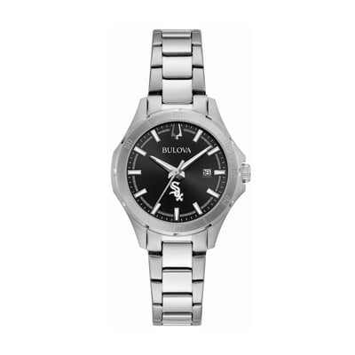 Chicago White Sox Bulova Women's Stainless Steel Classic Sport Watch