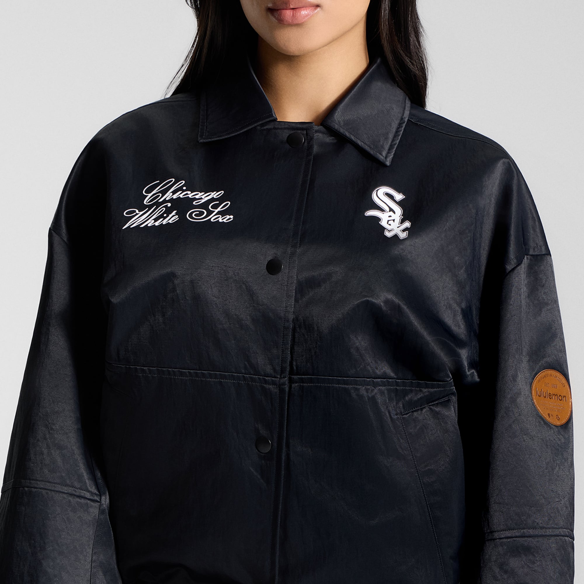Women's lululemon Black Chicago White Sox Coaches Jacket