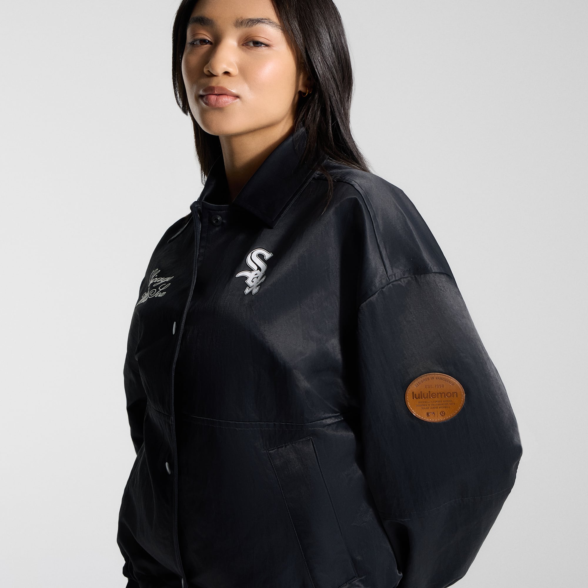 Women's lululemon Black Chicago White Sox Coaches Jacket