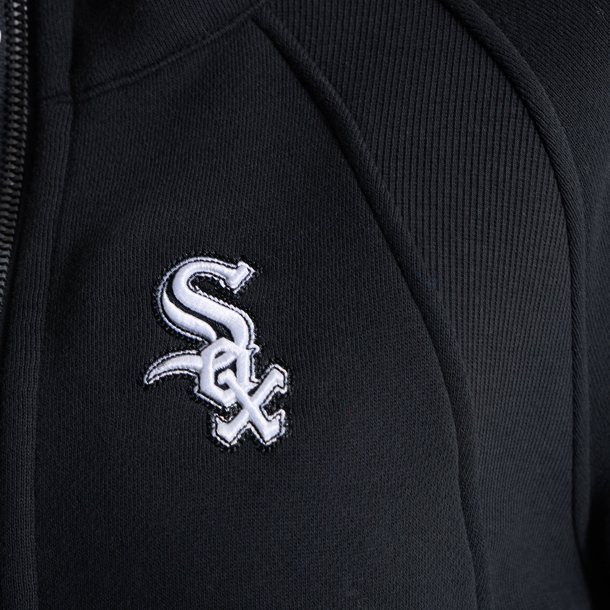 Sweat à capuche oversize demi-zip lululemon noir Chicago White Sox pour femme