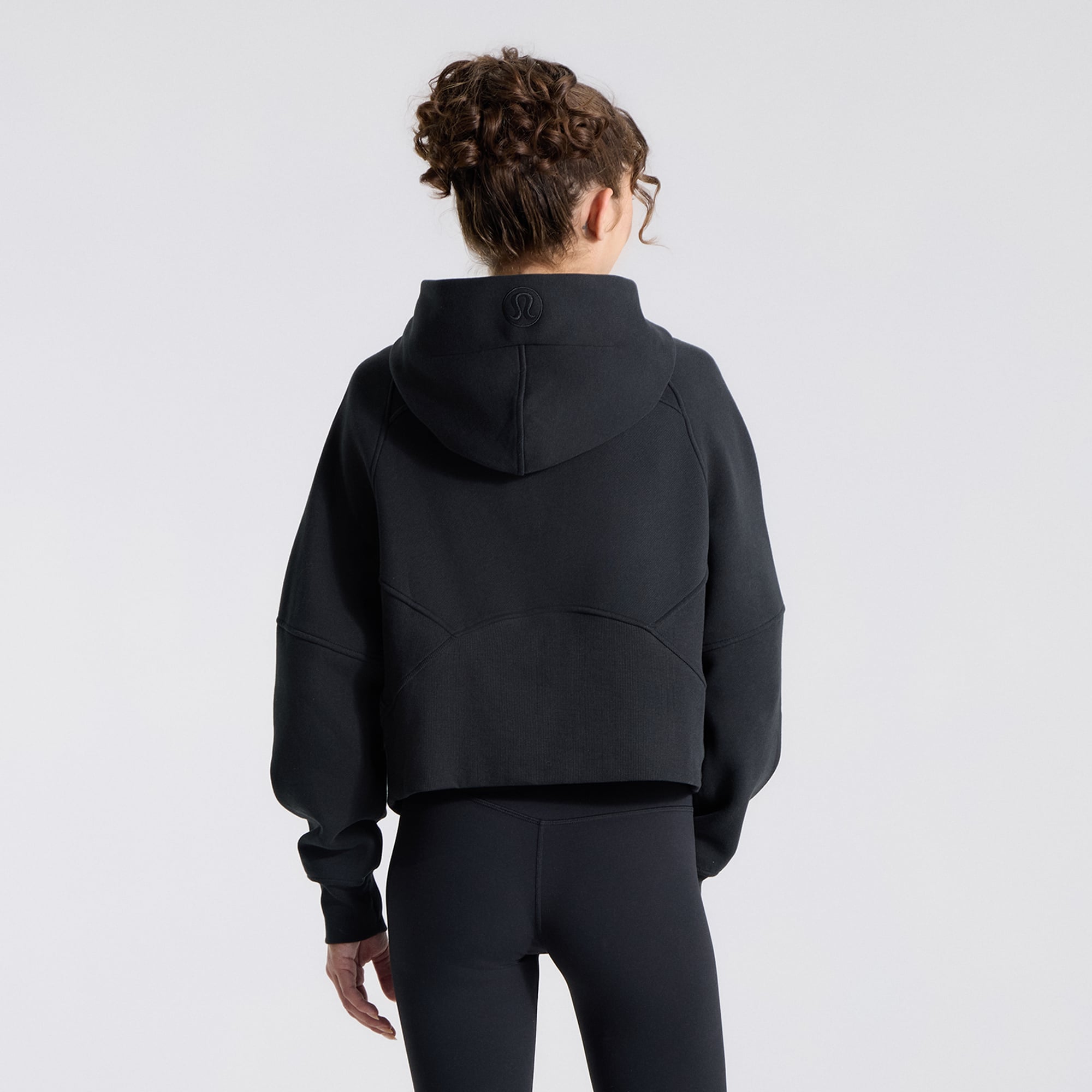 Sweat à capuche oversize demi-zip lululemon noir Chicago White Sox pour femme