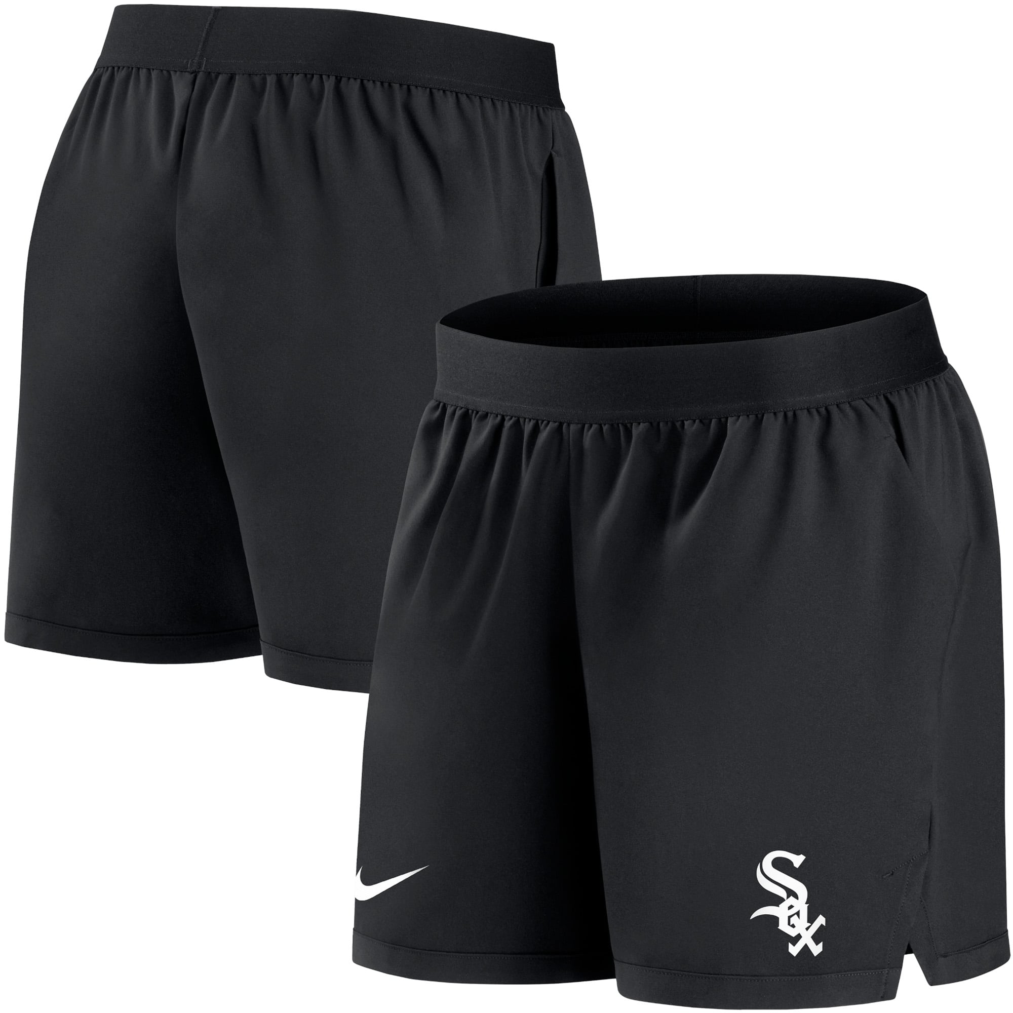 Women's Nike Black Chicago White Sox Authentic Collection Flex Vent Max Performance Shorts