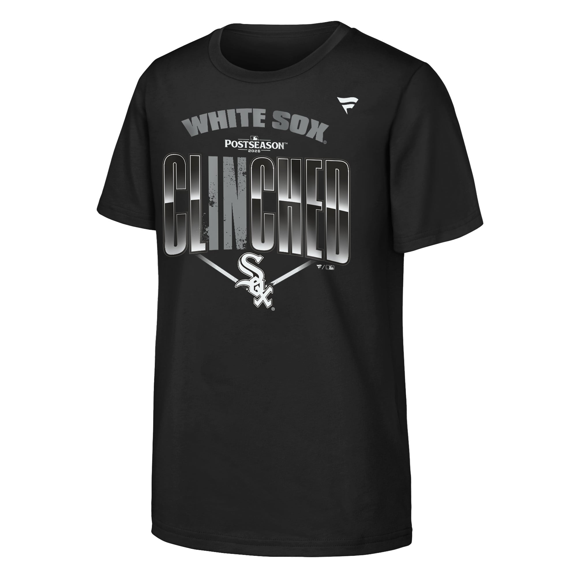 T-shirt Youth Fanatics Black Chicago White Sox 2026 MLB Postseason Locker Room