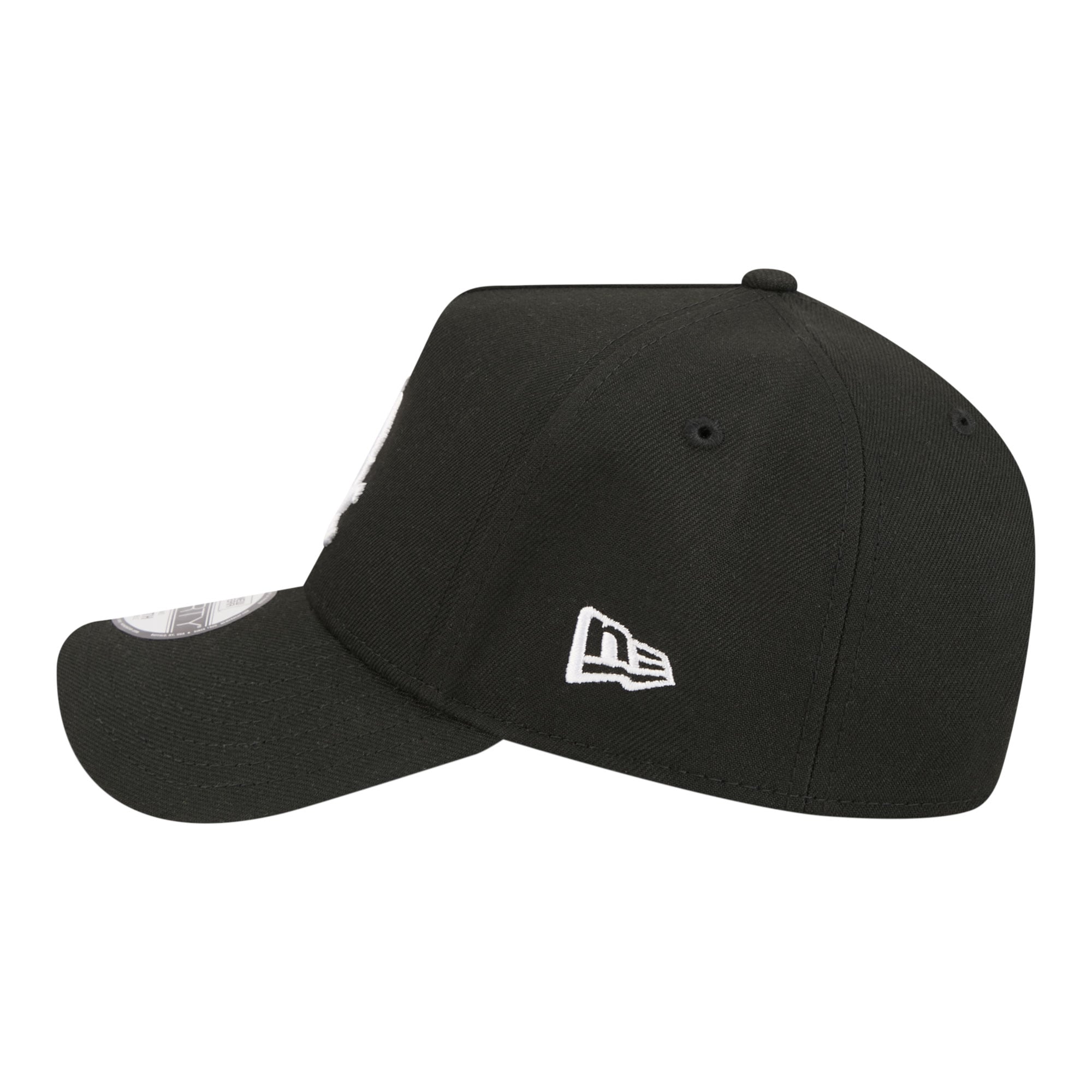 Casquette ajustable New Era 9FORTY A-Frame noire pour jeunes Chicago White Sox