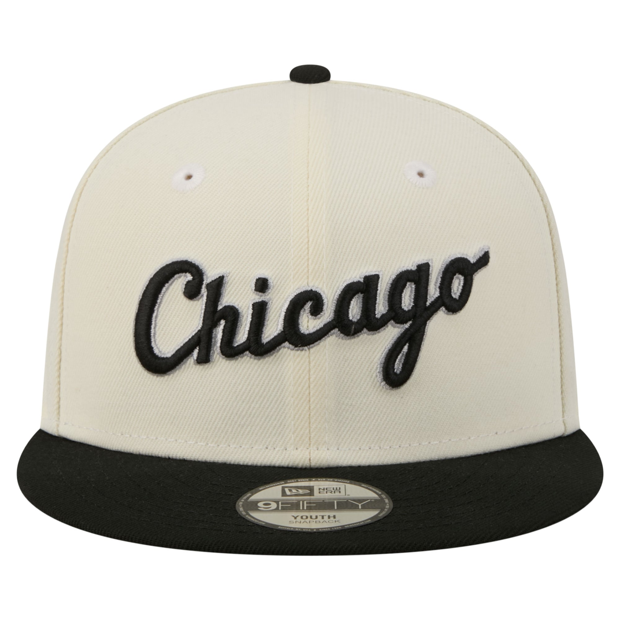 Youth New Era  White Chicago White Sox Two-Tone 9FIFTY Snapback Hat
