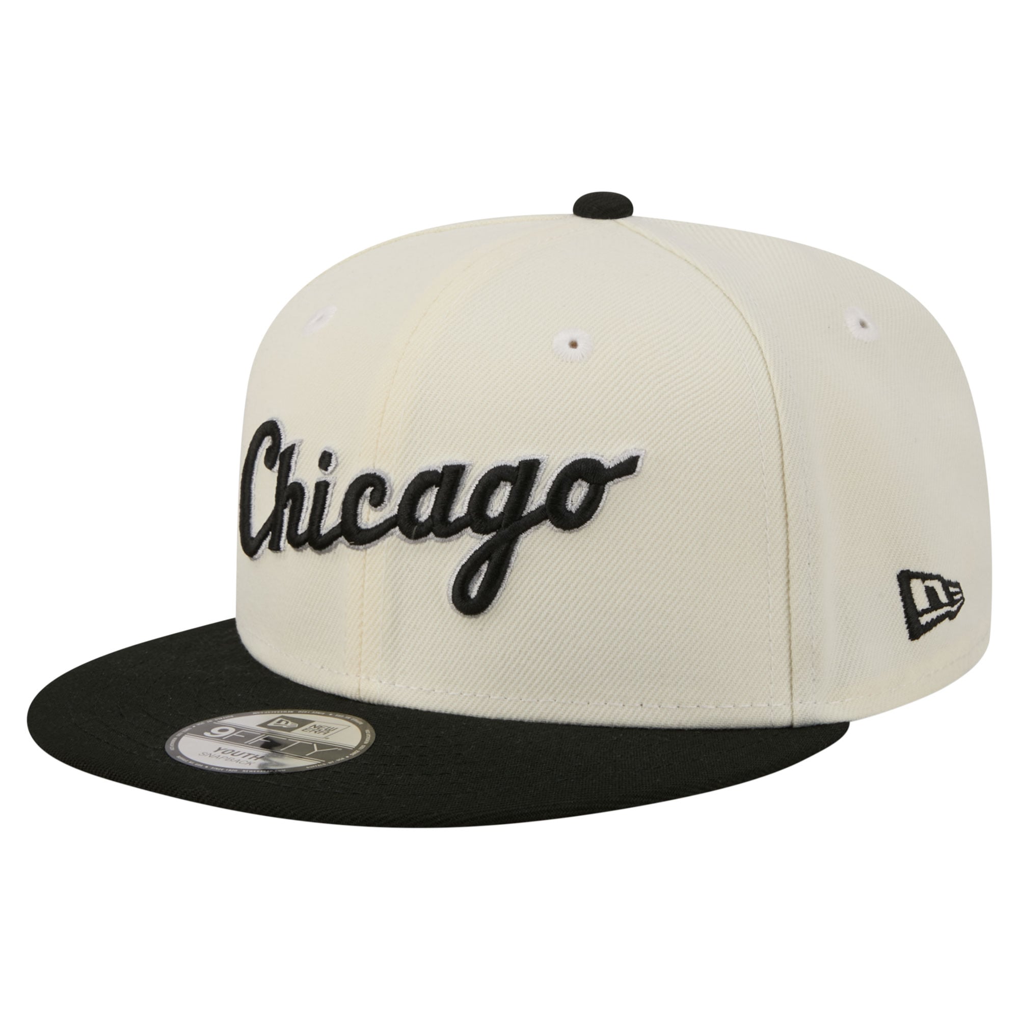 Youth New Era  White Chicago White Sox Two-Tone 9FIFTY Snapback Hat