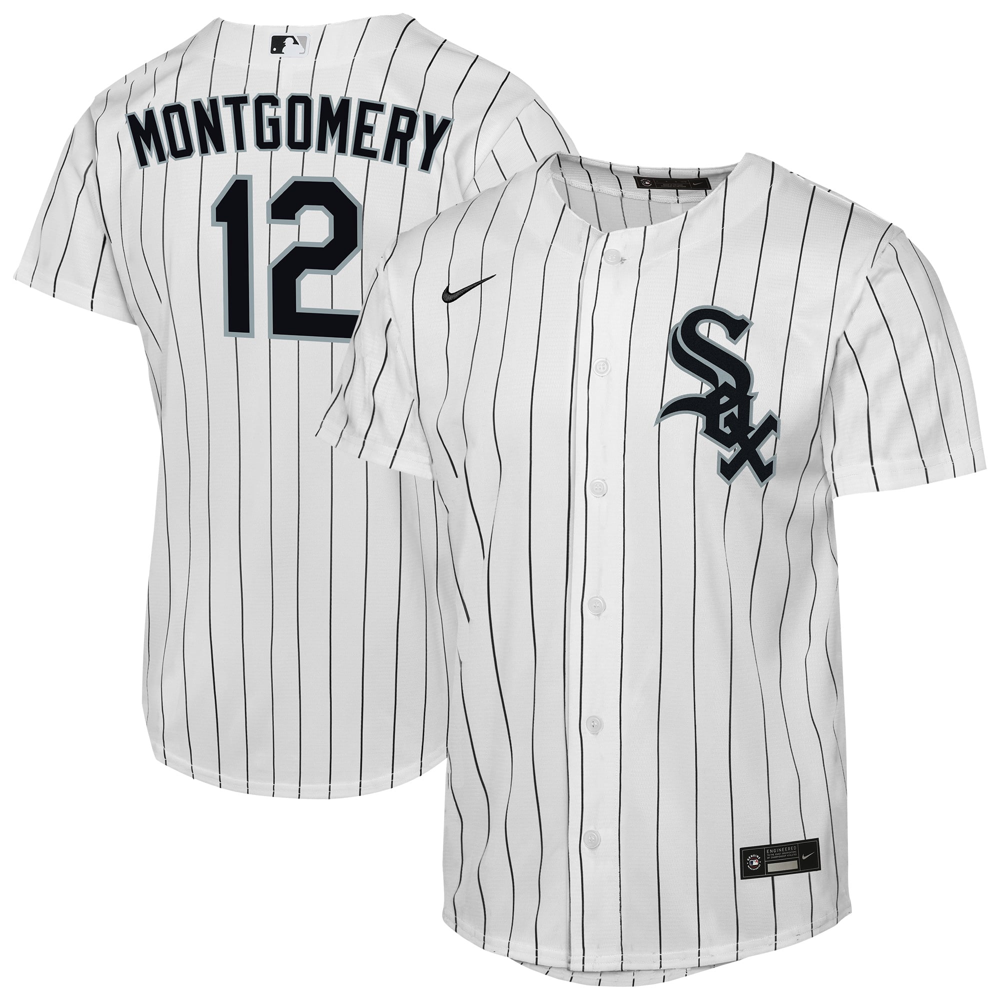 Youth Nike Colson Montgomery White Chicago Sox Home Replica Jersey