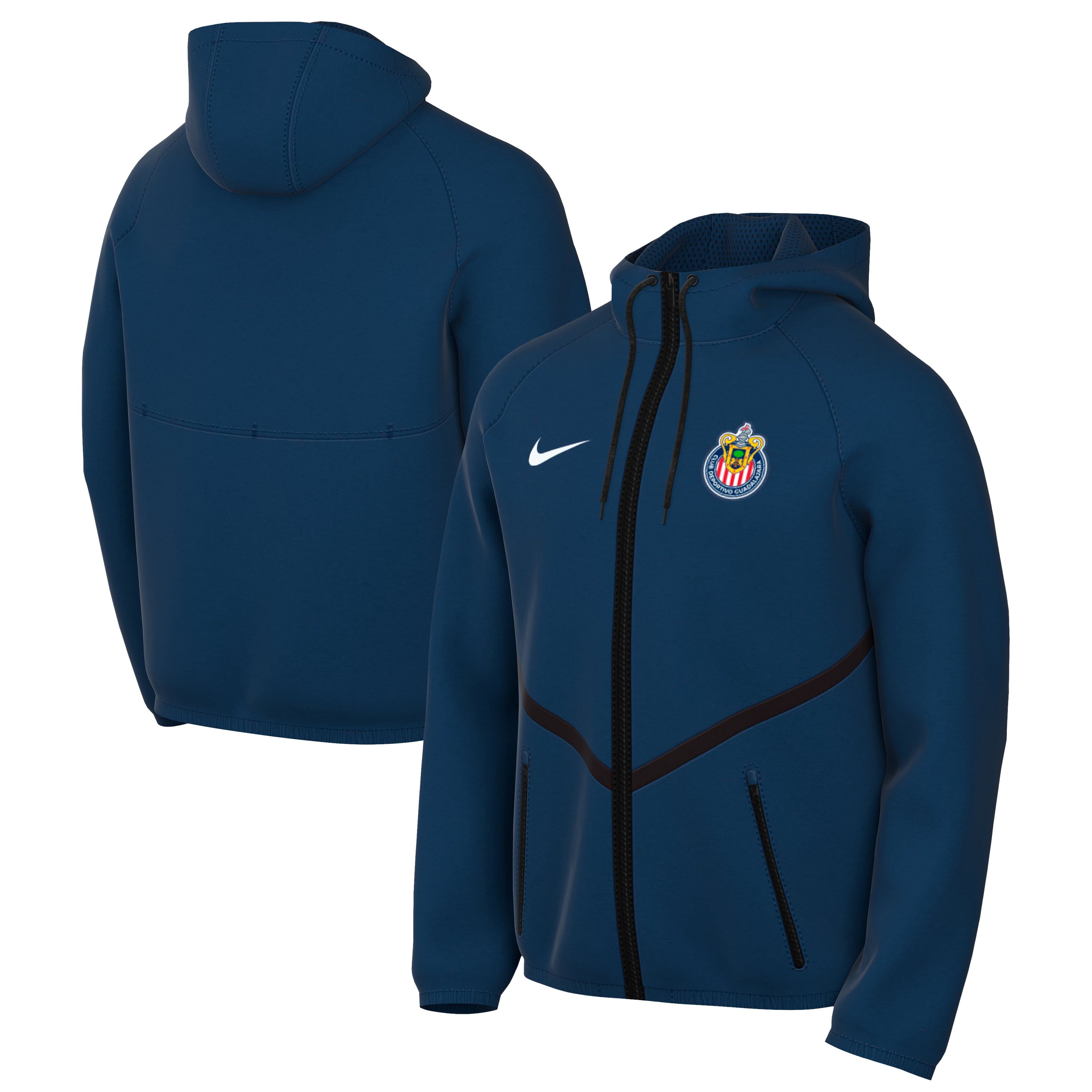 Veste zippée intégrale Nike Chivas KMD Anthem Dri-FIT bleue pour homme