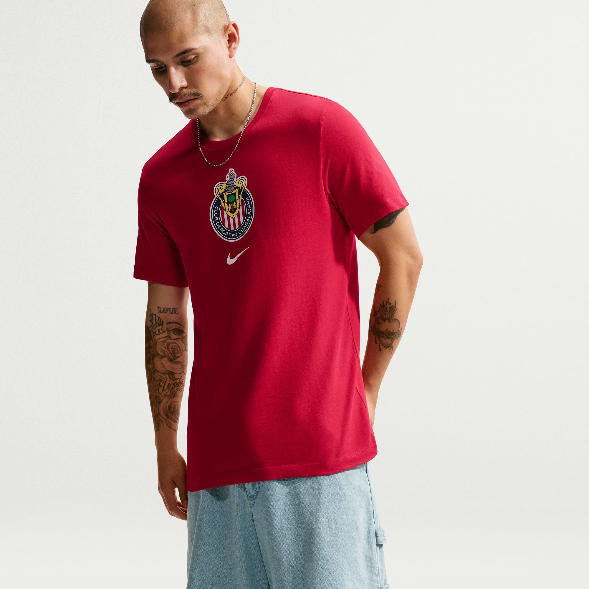 Men's Nike Red Chivas Crest T-Shirt