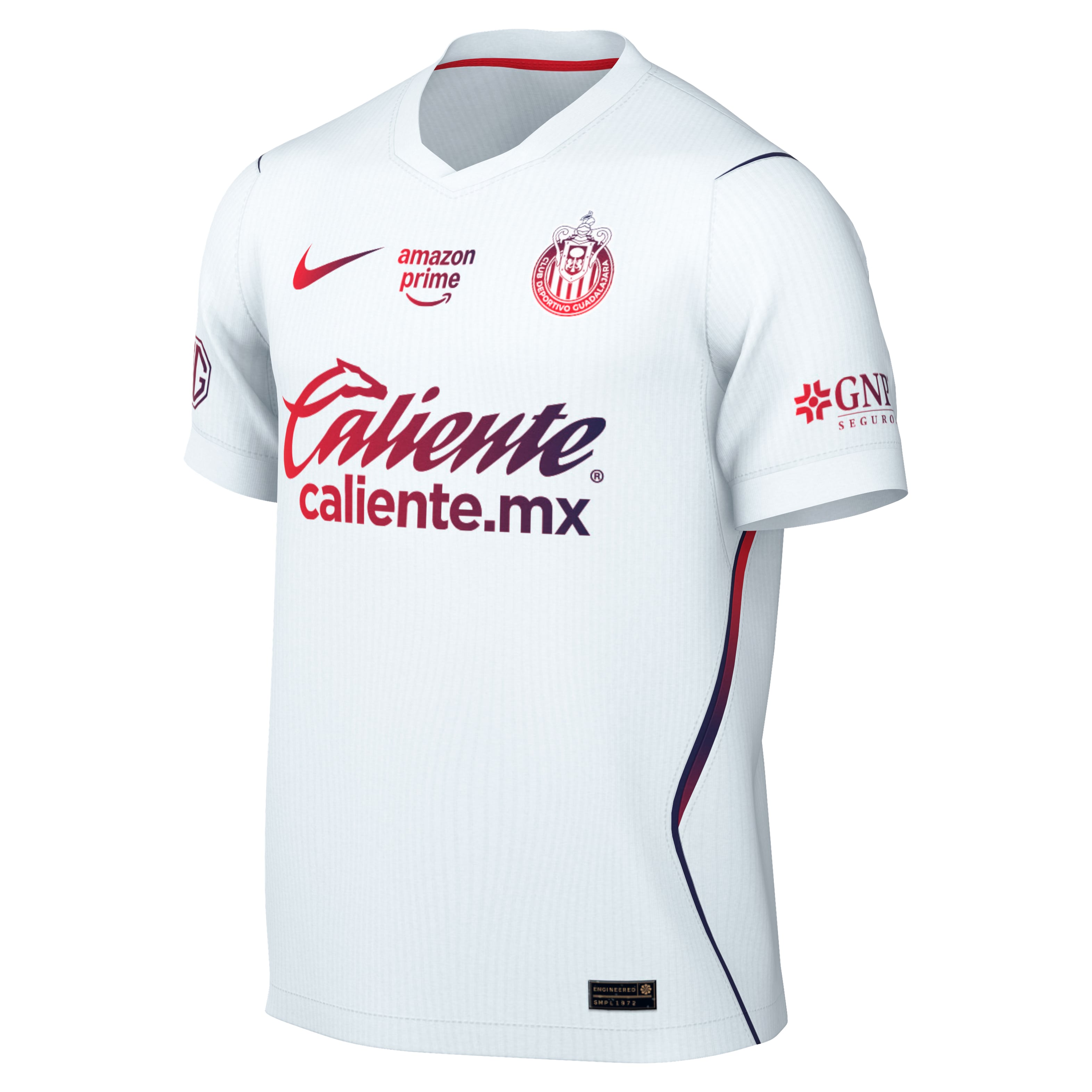 Men's Nike White Chivas 2026/27 Away Match Authentic Jersey