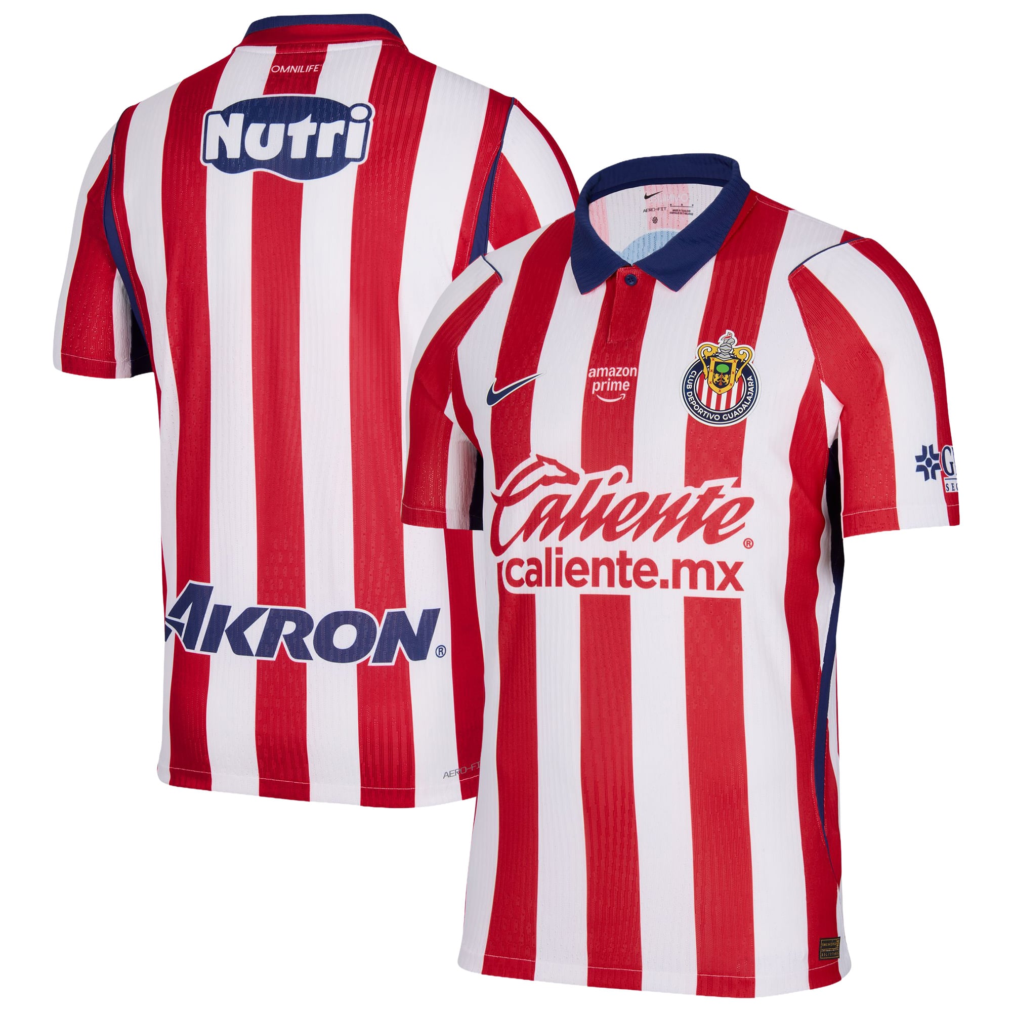 Maillot domicile authentique Nike Chivas blanc et rouge 2026/27 pour homme