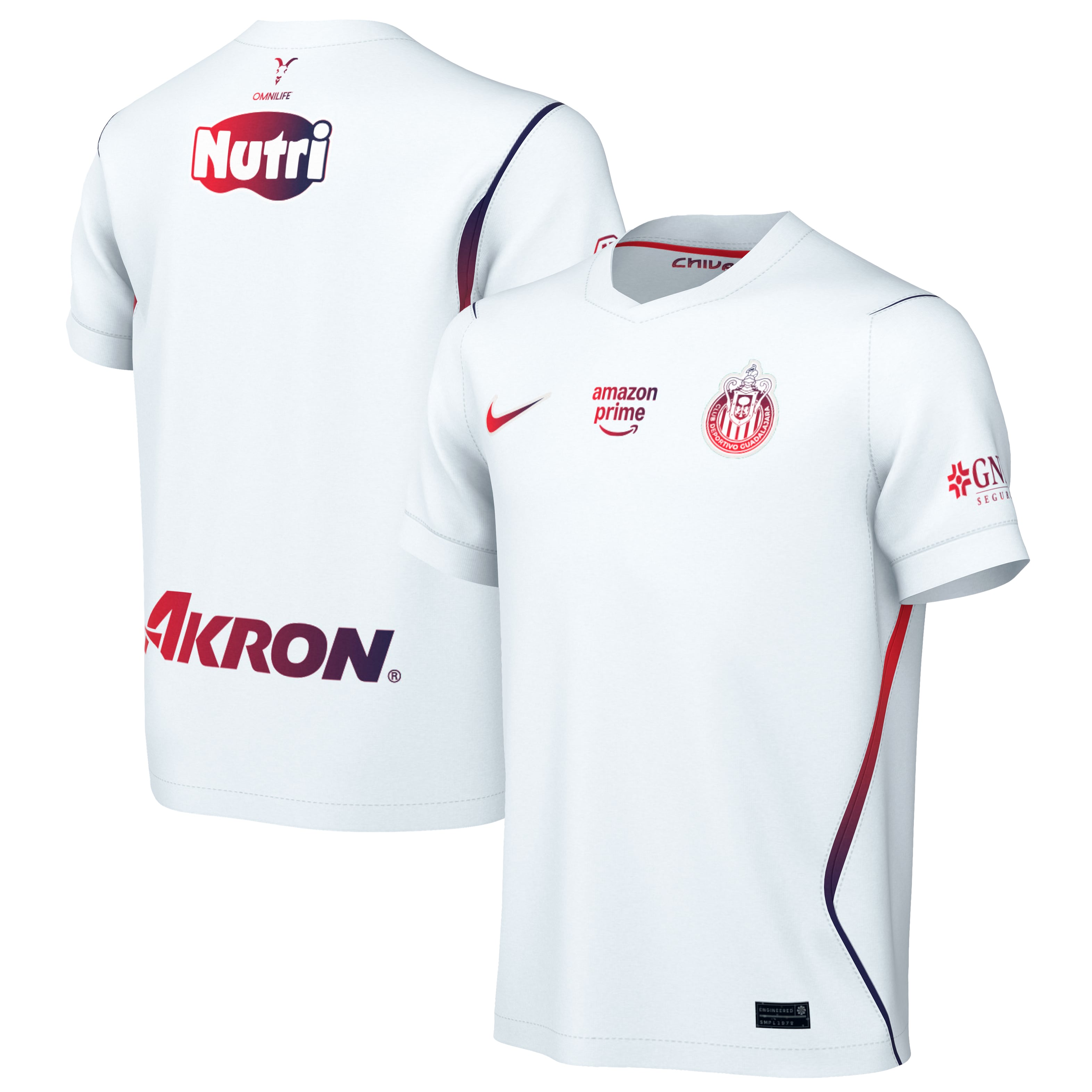 Maillot réplique Nike blanc Chivas extérieur 2026/27 pour jeunes