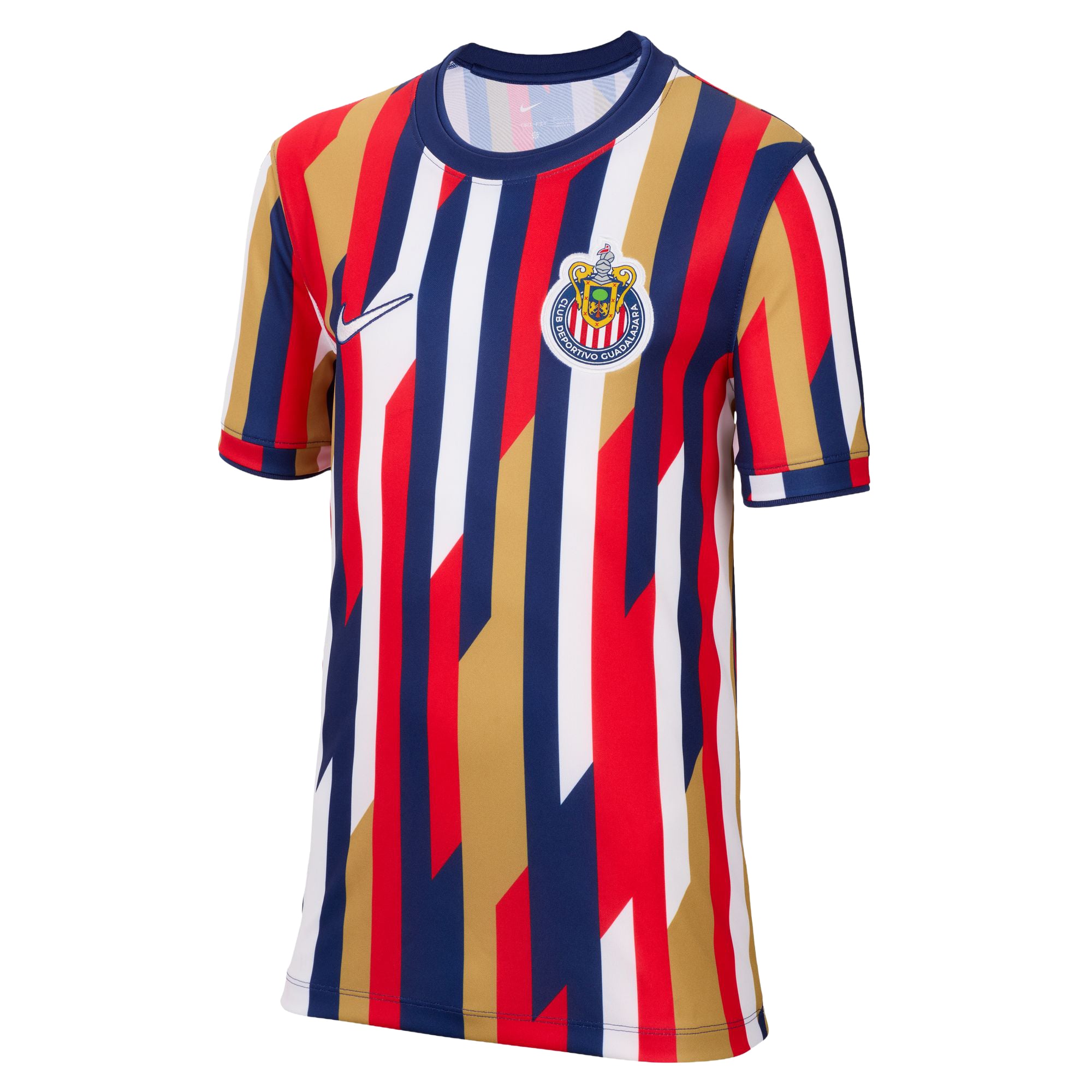 Youth Nike White Chivas 2026/27 Dri-FIT Pre-Match Top