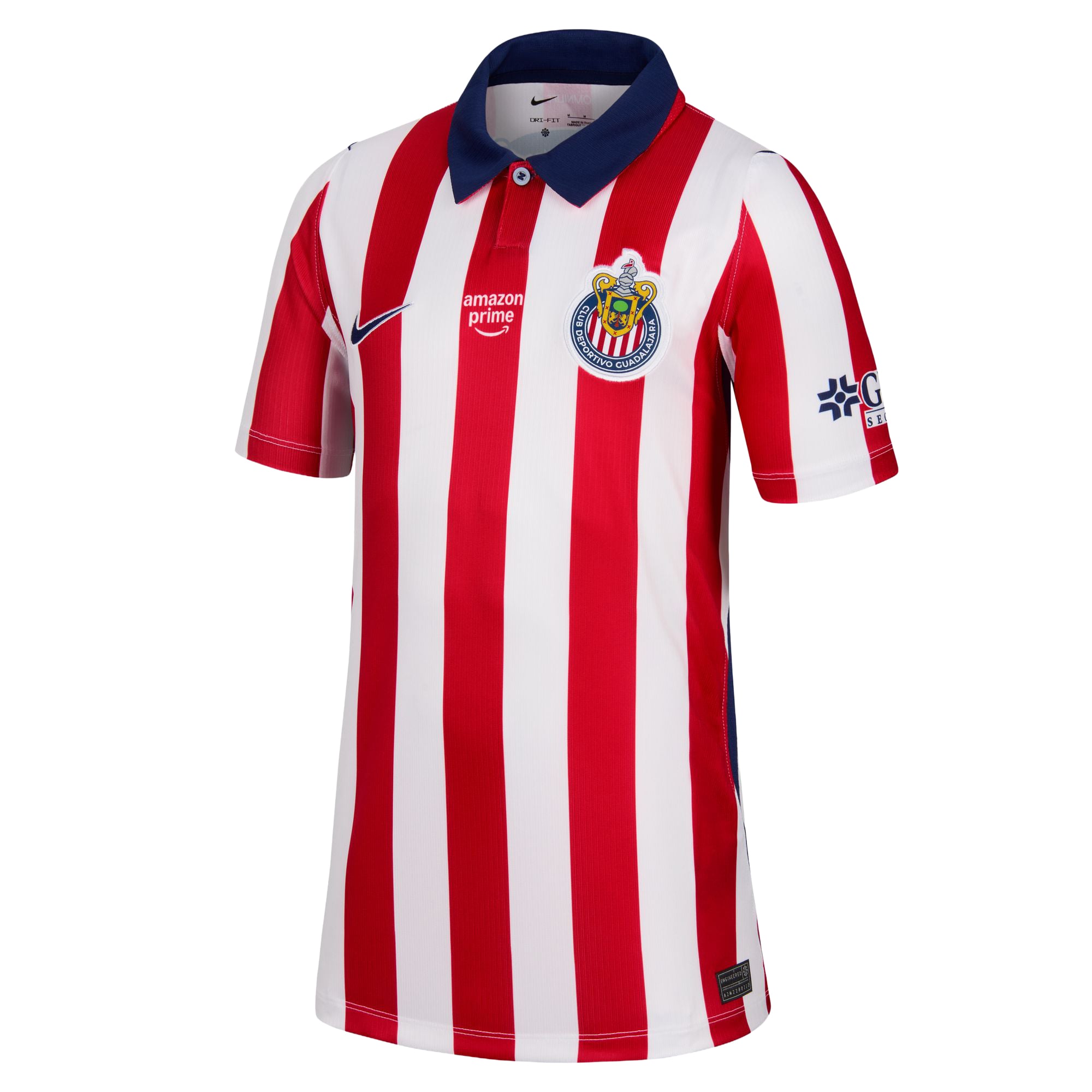 Maillot réplique domicile Nike blanc/rouge Chivas 2026/27 pour jeunes