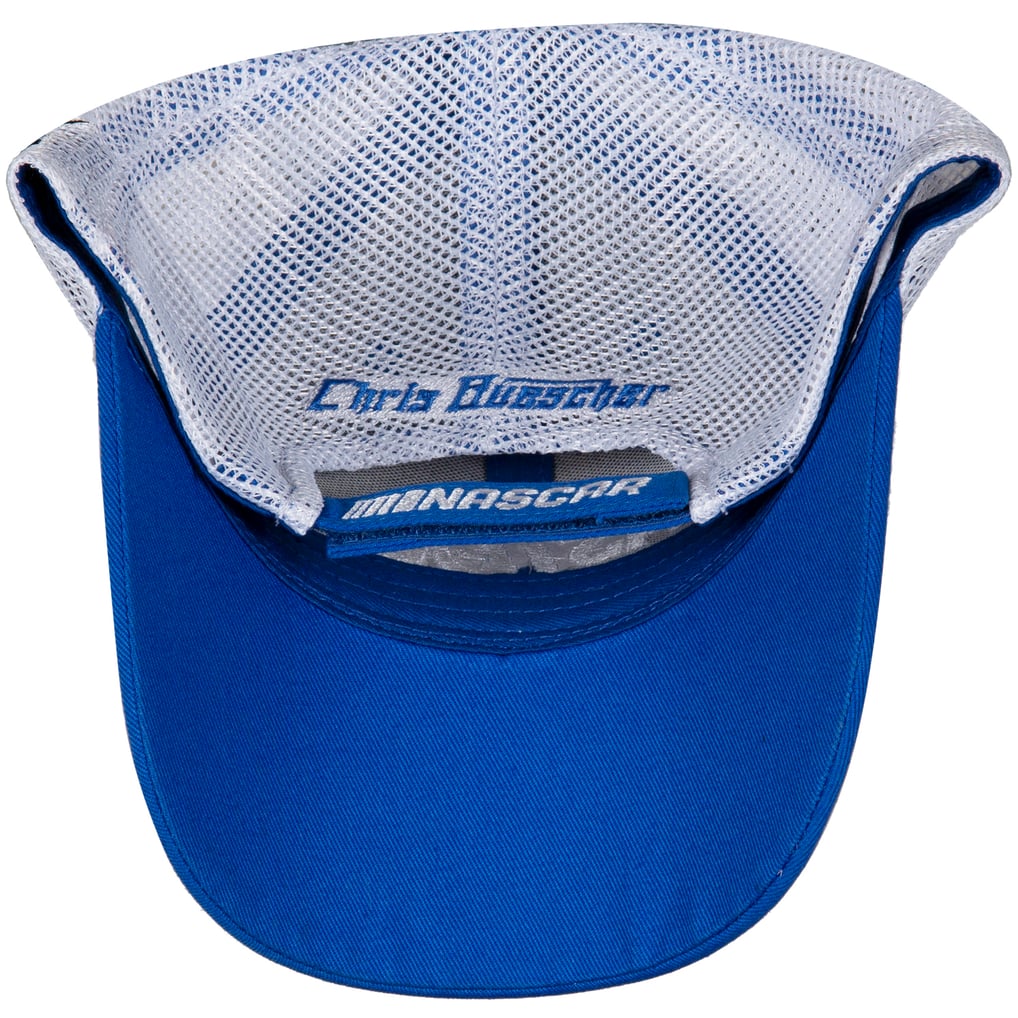 Chris Buescher RFK Racing Fastenal Adjustable Hat - Royal/White