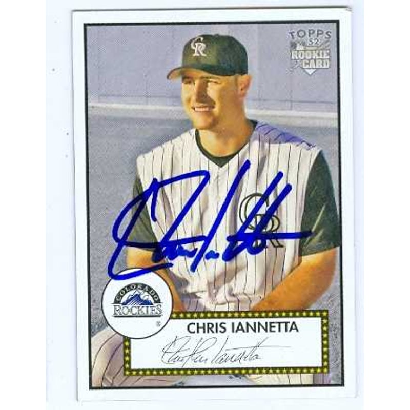 Autographed Chris Iannetta Trading Cards, Autographed Trading Cards ...