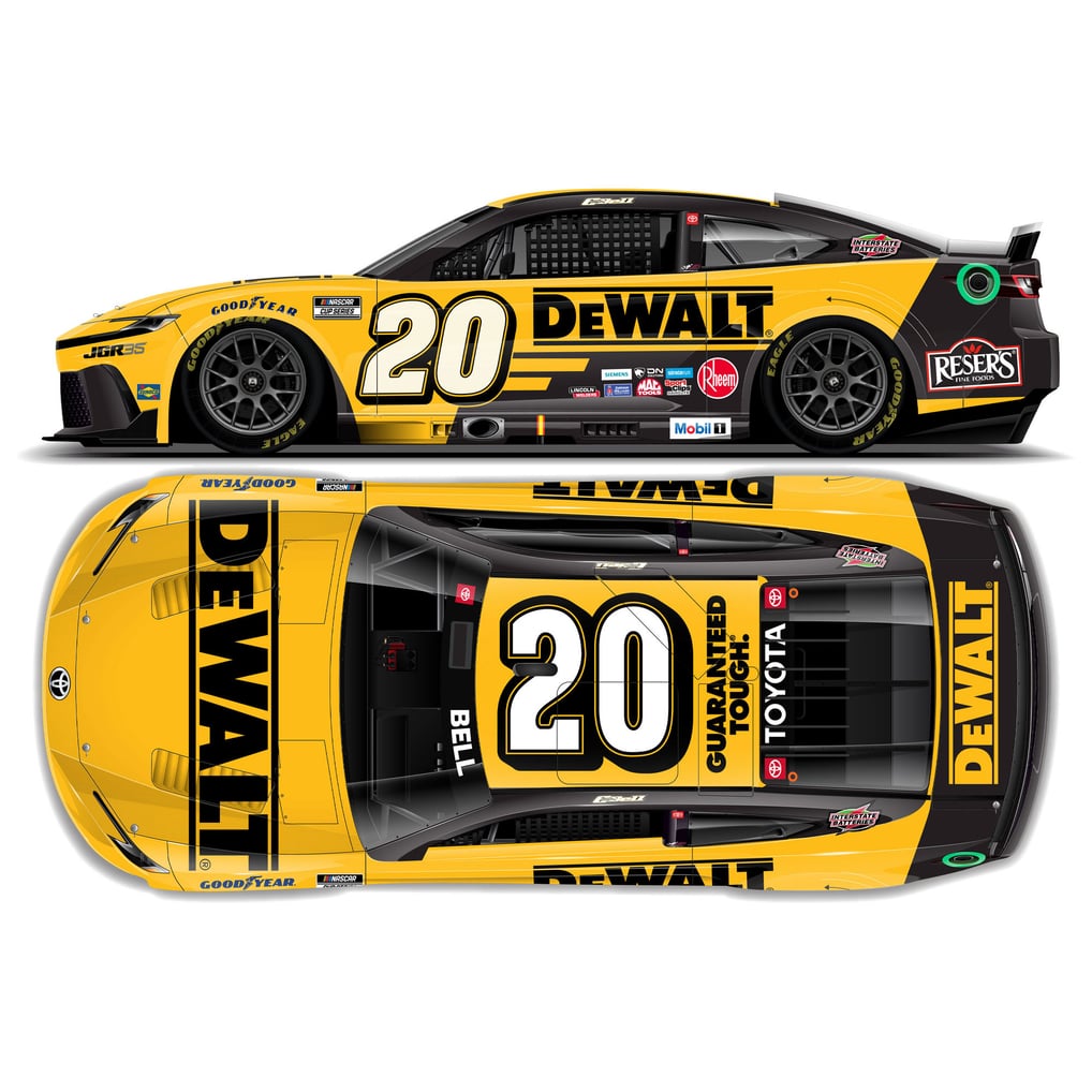 Christopher Bell Action Racing 2026 #20 DeWalt 1:24 Elite Die-Cast ...