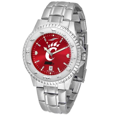 Cincinnati Bearcats Competitor Steel AnoChrome Watch - Black
