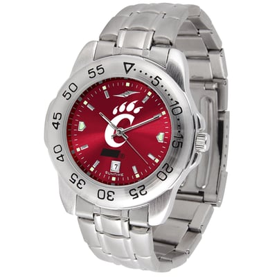 Cincinnati Bearcats Sport Steel AnoChrome Watch - Black