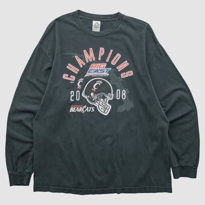 Cincinnati Bearcats Alstyle 2008 Long Sleeve T-shirt - Black - L by Fanatics Real Vintage