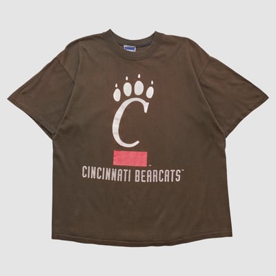 Cincinnati Bearcats Bike 90s T-shirt - Brown - L by Fanatics Real Vintage