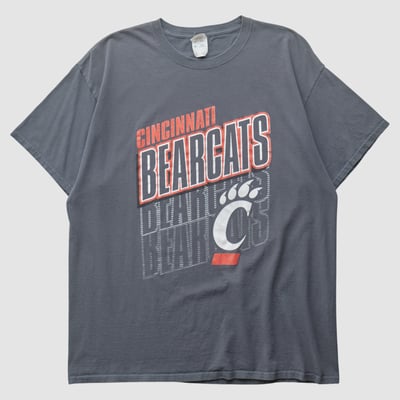 Cincinnati Bearcats Fruit of the Loom 2010s T-shirt - Charcoal - L by Fanatics Real Vintage